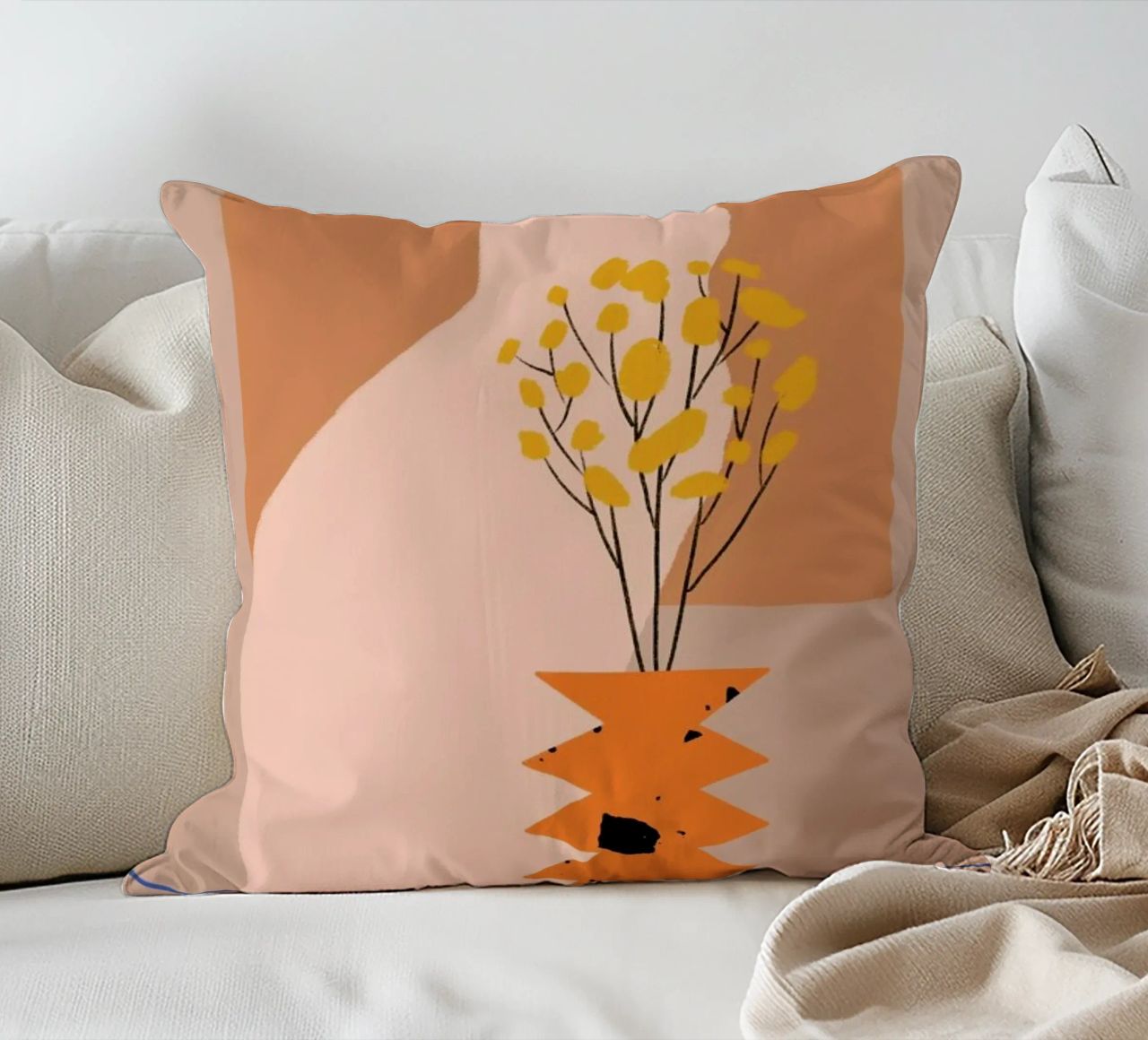 Hide and Seek decorative cushion by Pure