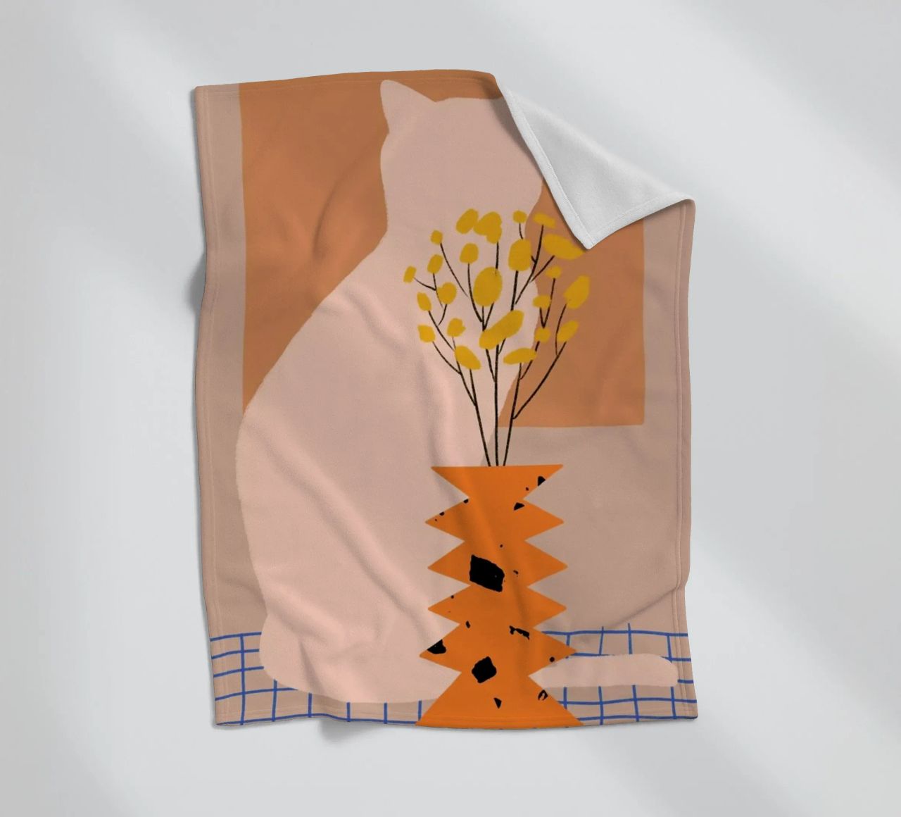 Hide and Seek fleece blanket by Pure