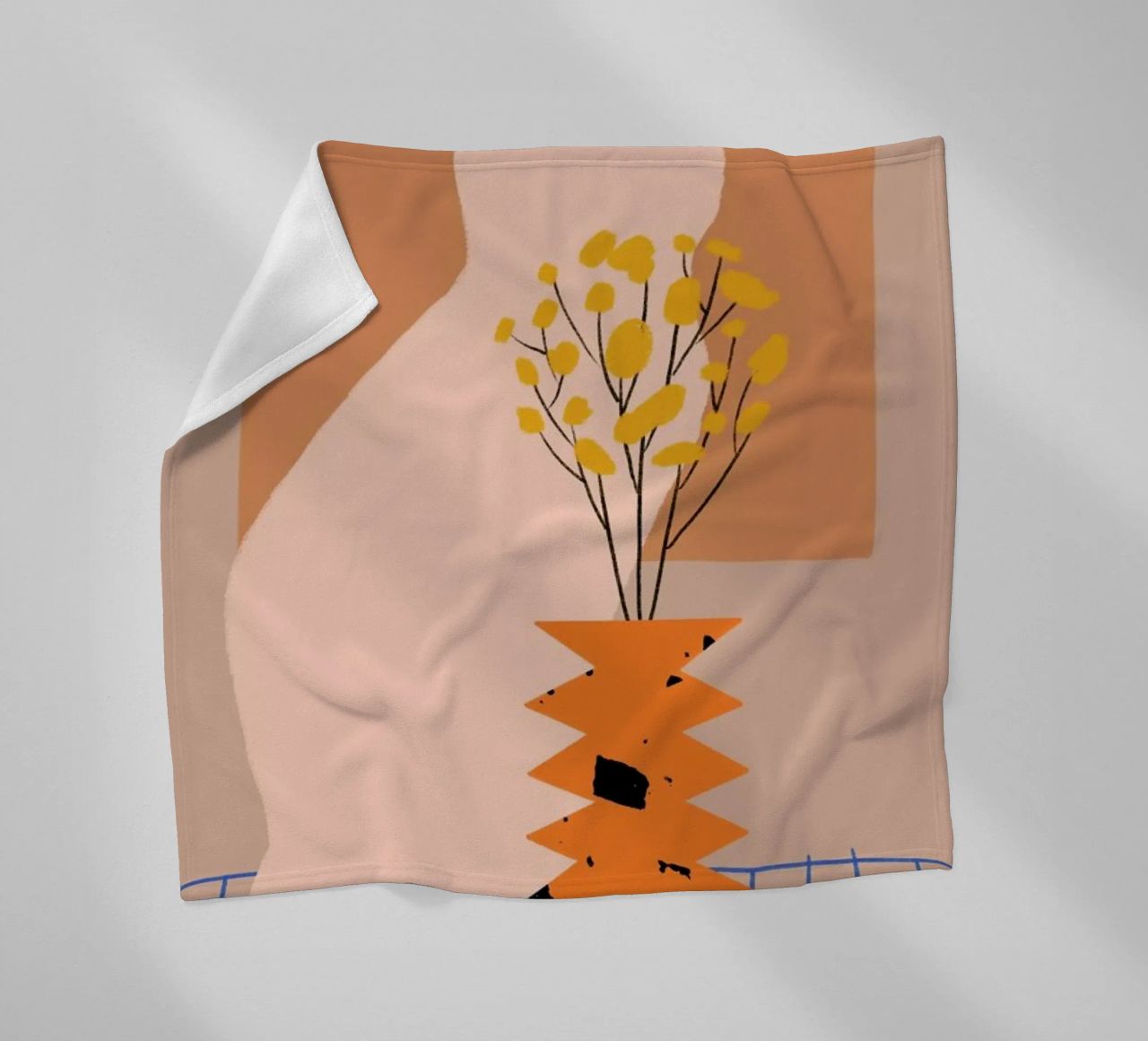 Hide and Seek fleece blanket by Pure
