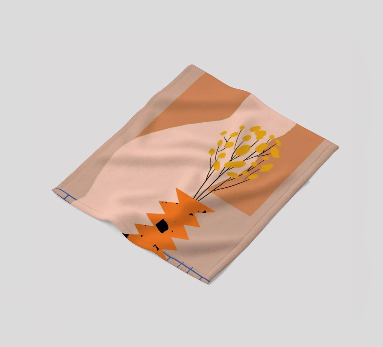 Hide and Seek fleece blanket by Pure