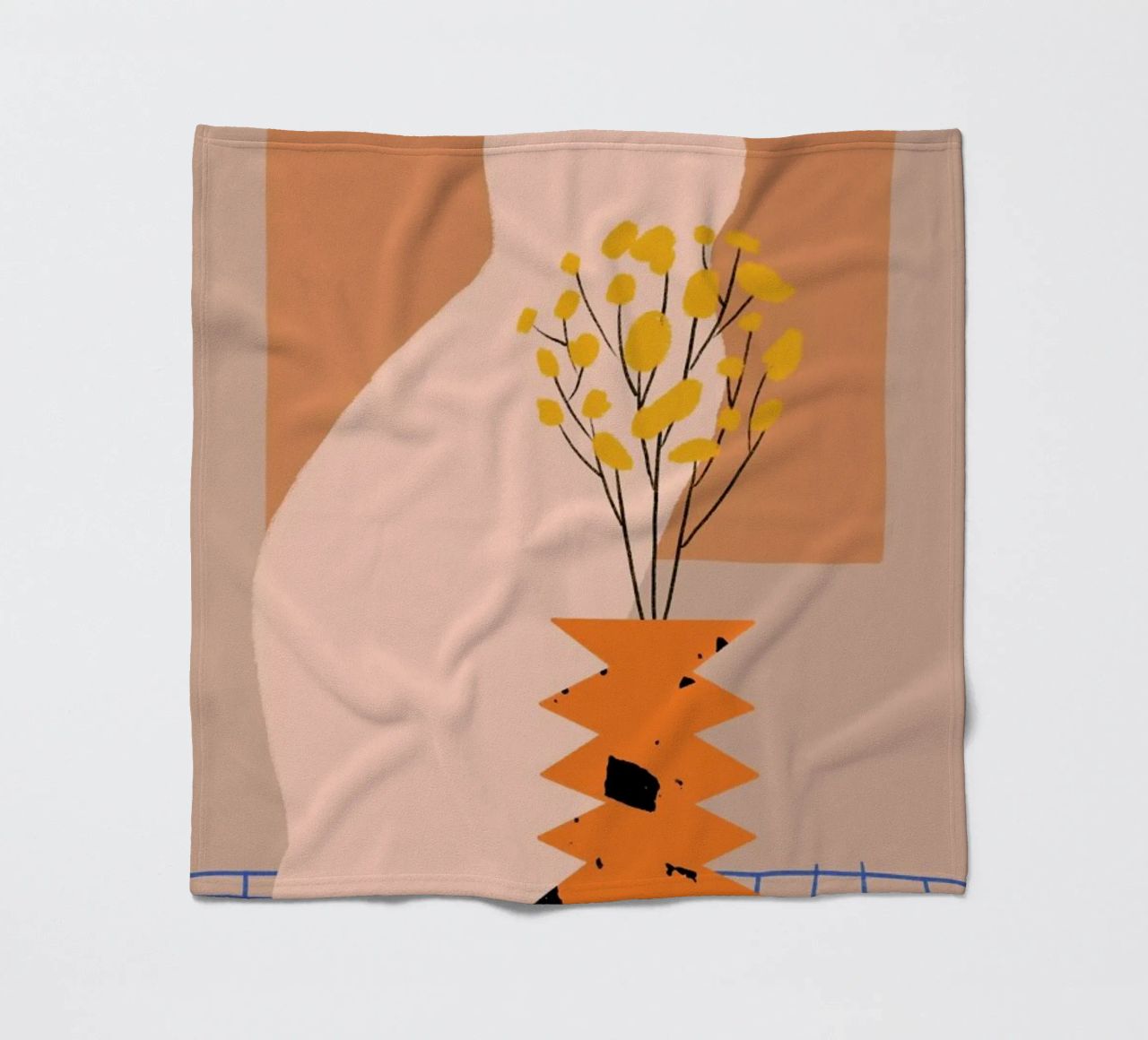 Hide and Seek fleece blanket by Pure