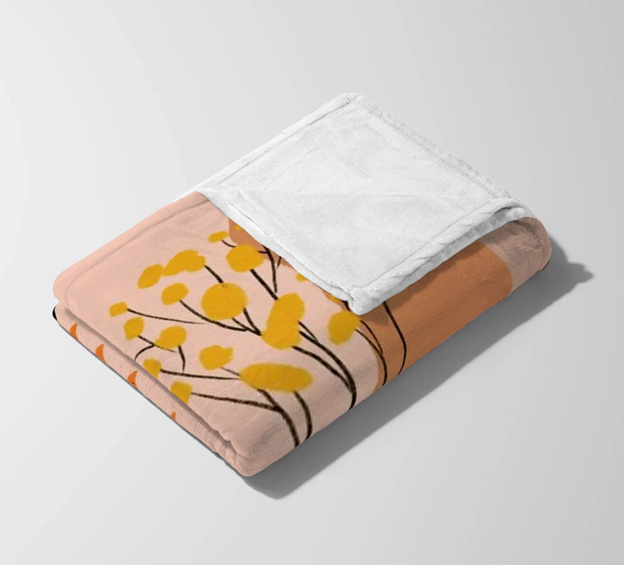 Hide and Seek fleece blanket by Pure