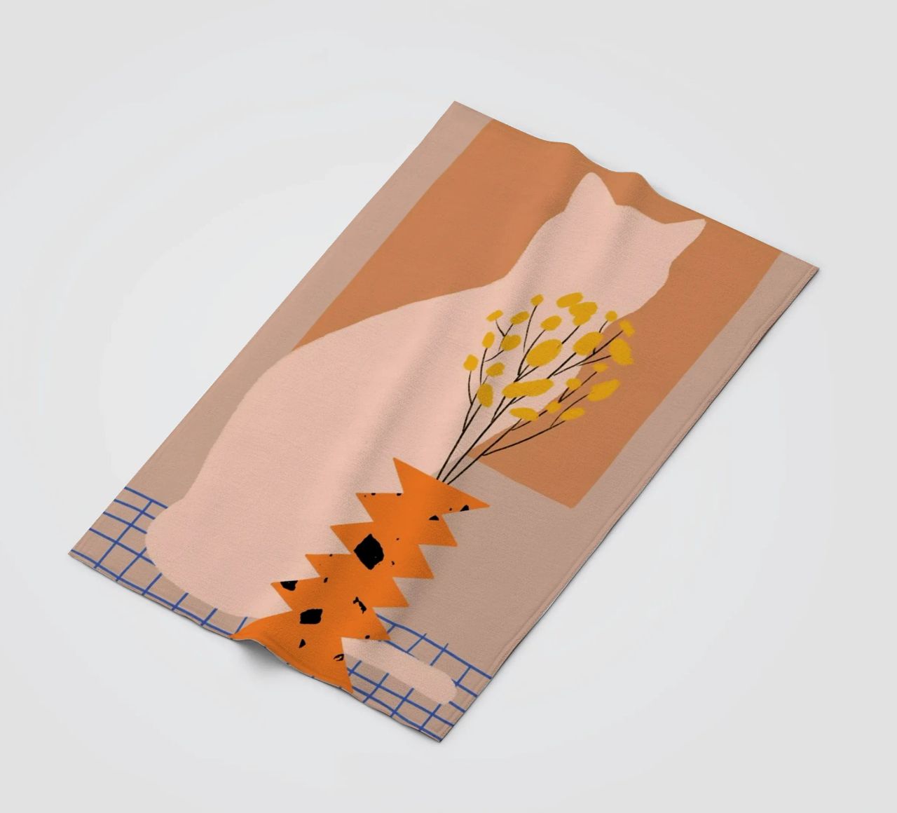 Hide and Seek fleece blanket by Pure