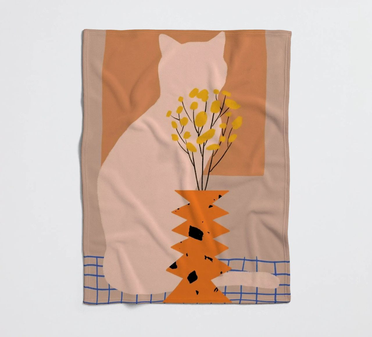 Hide and Seek fleece blanket by Pure