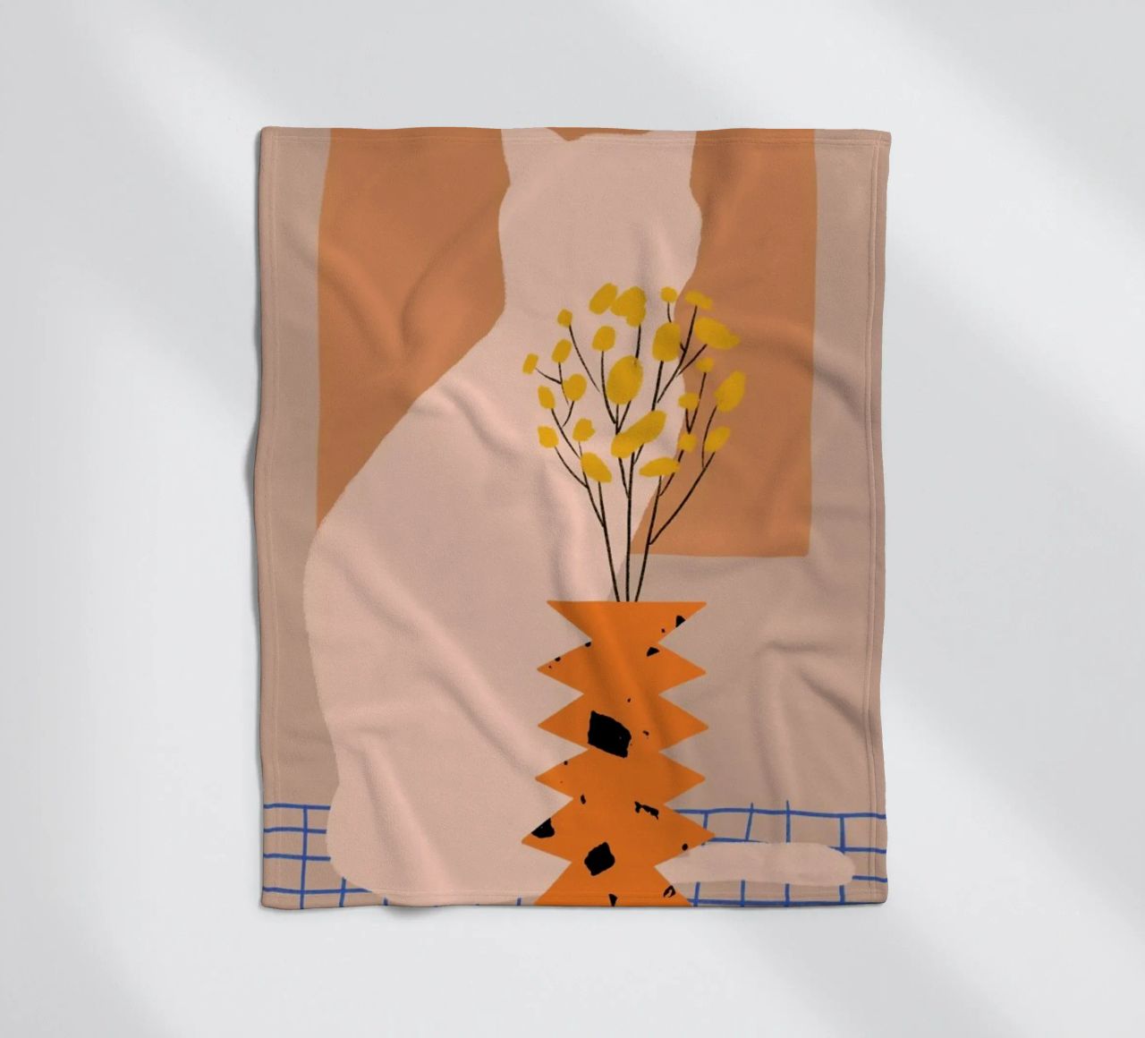 Hide and Seek fleece blanket by Pure