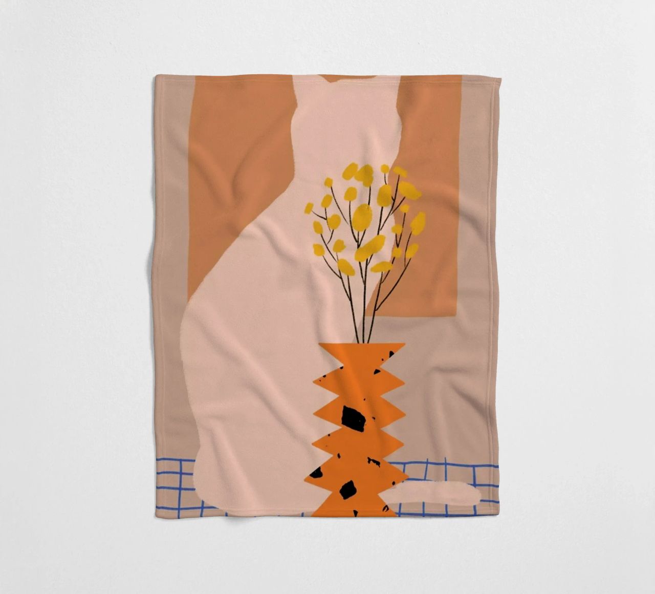 Hide and Seek fleece blanket by Pure