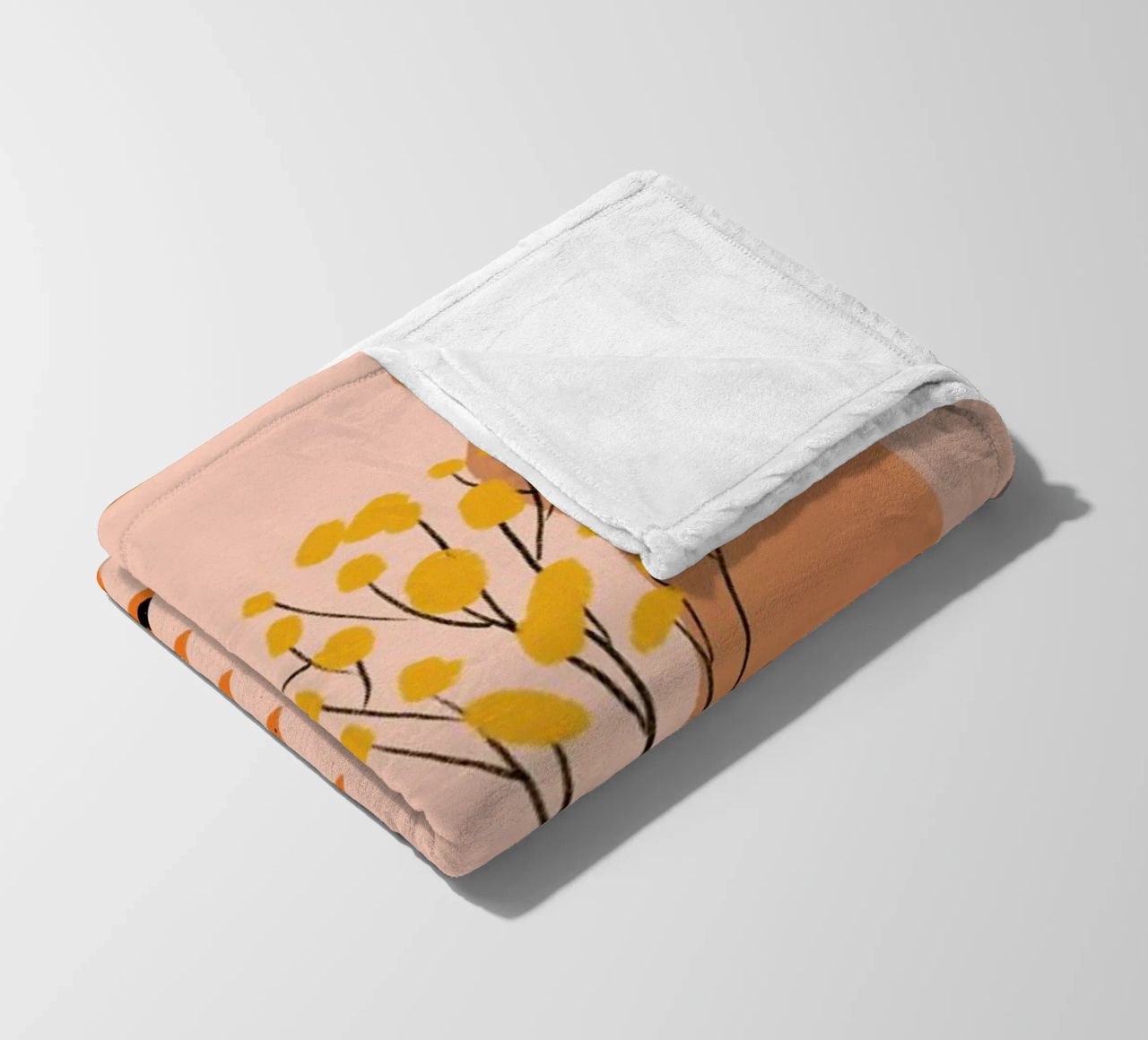 Hide and Seek fleece blanket by Pure