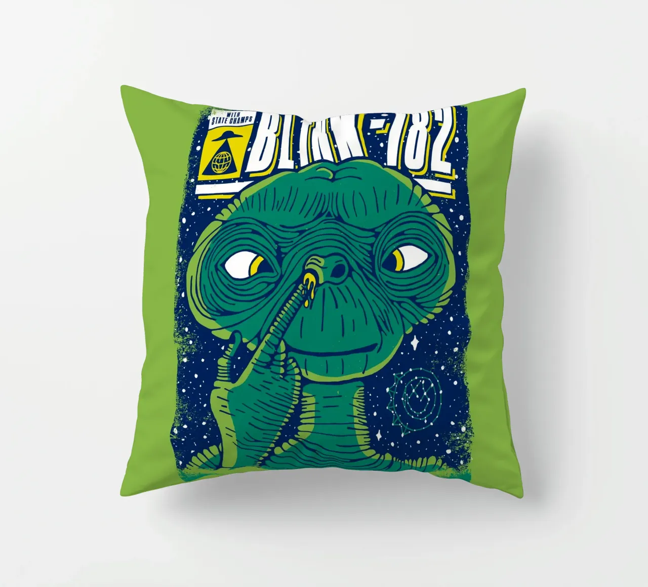 Blink 182 Alien With State Champs cuscino da lucasmeier