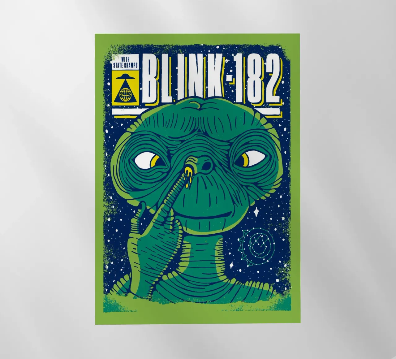 Blink 182 Alien With State Champs pellicola backlit da lucasmeier