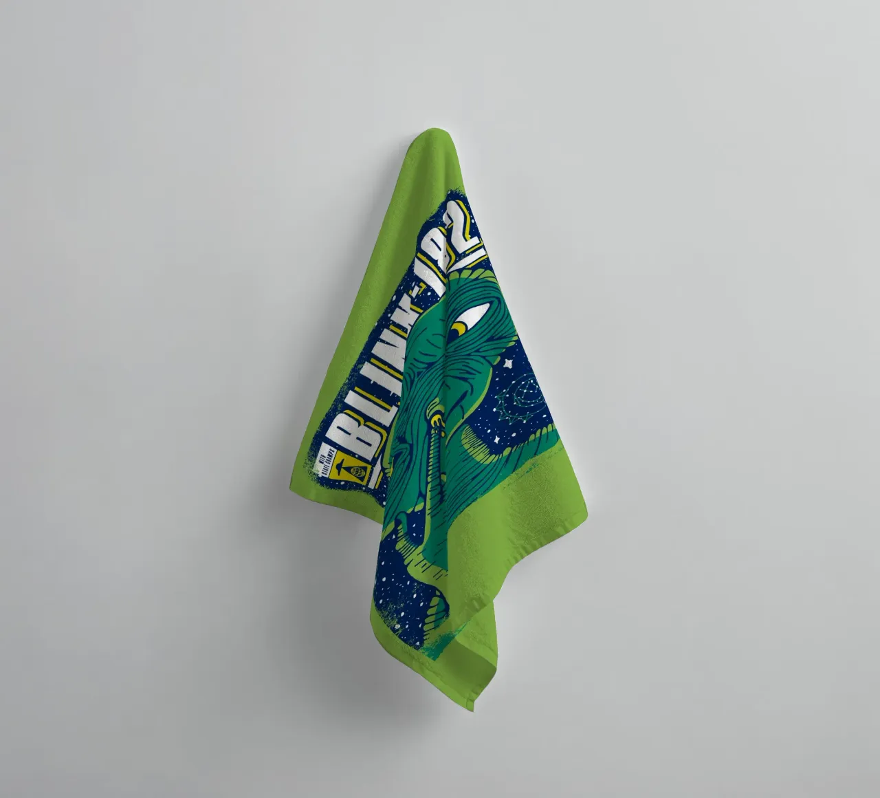 Blink 182 Alien With State Champs asciugamano da bagno da lucasmeier