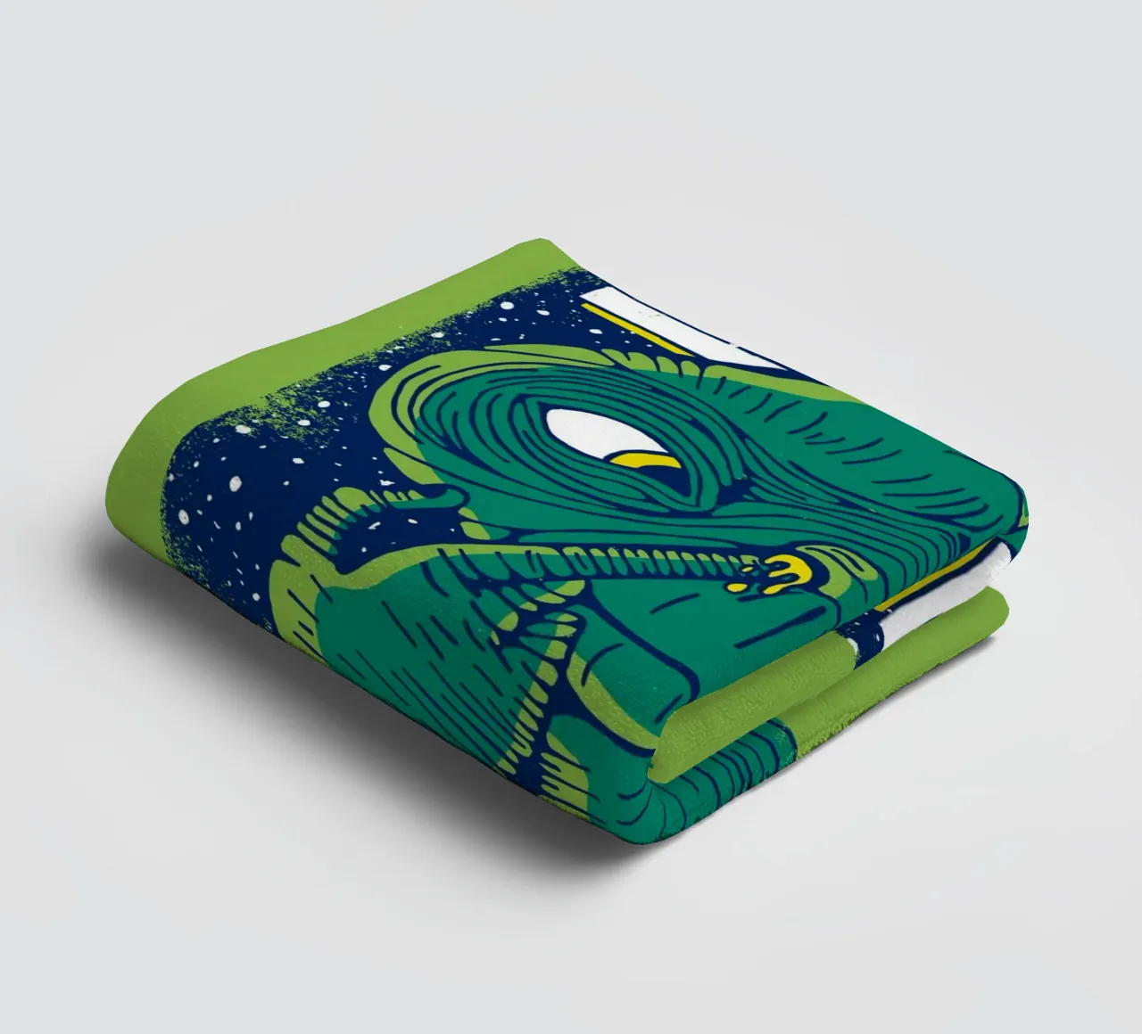 Blink 182 Alien With State Champs asciugamano da bagno da lucasmeier