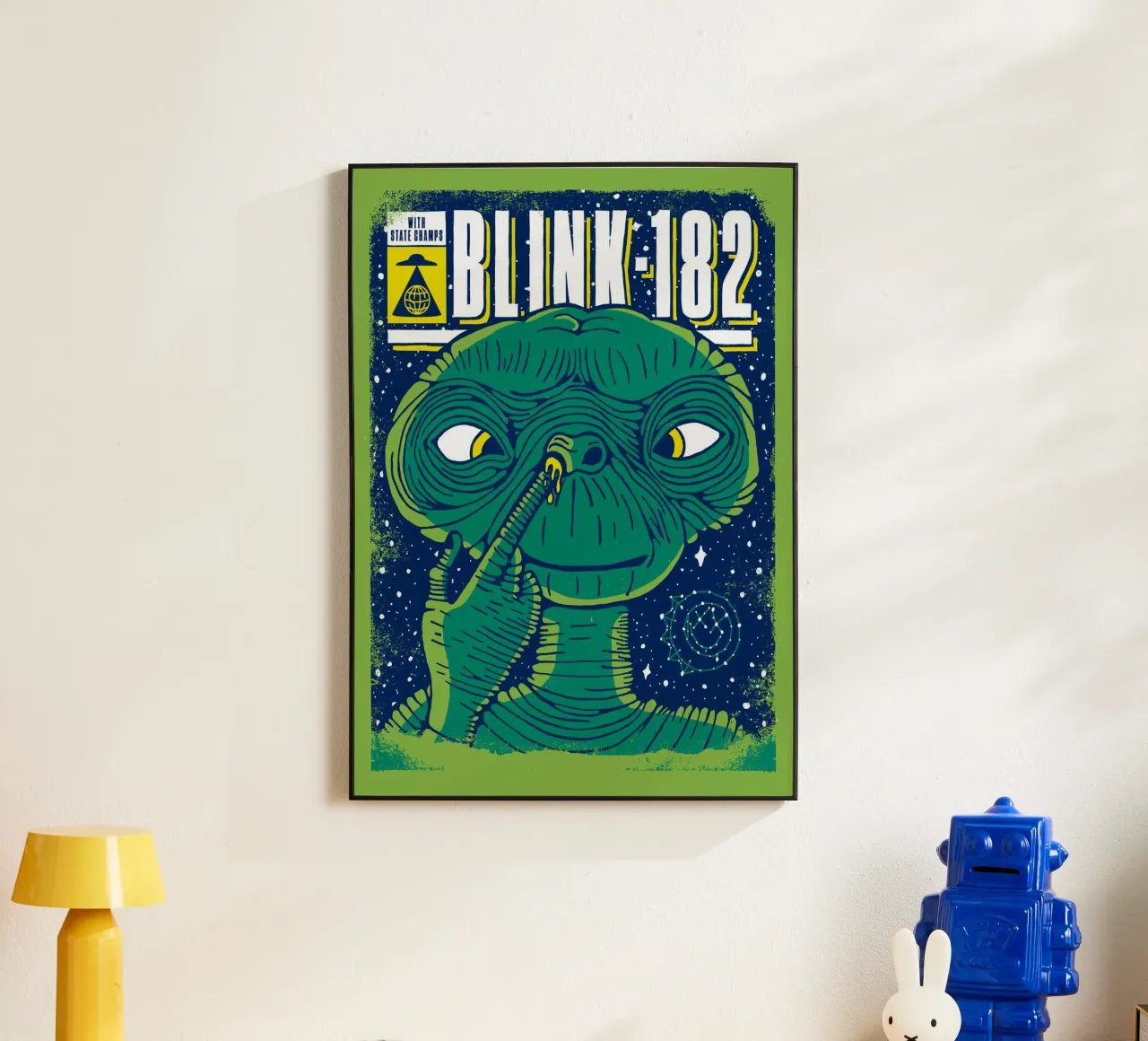 Blink 182 Alien With State Champs alluminio dibond da lucasmeier