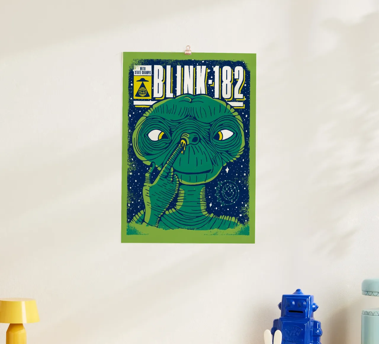 Blink 182 Alien With State Champs Poster von lucasmeier