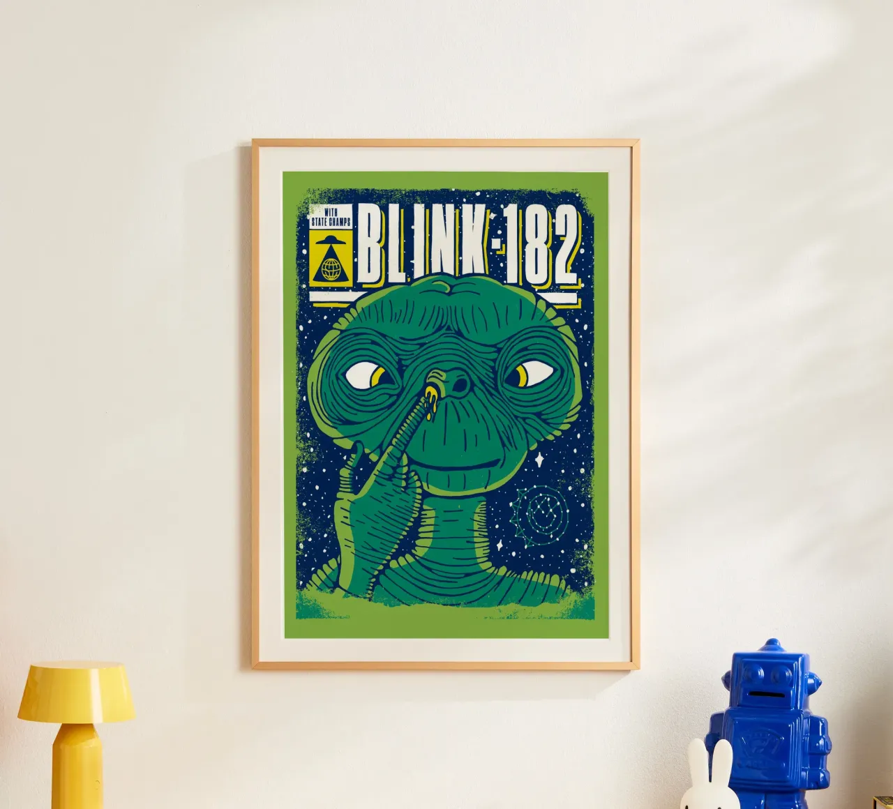Blink 182 Alien With State Champs Poster von lucasmeier