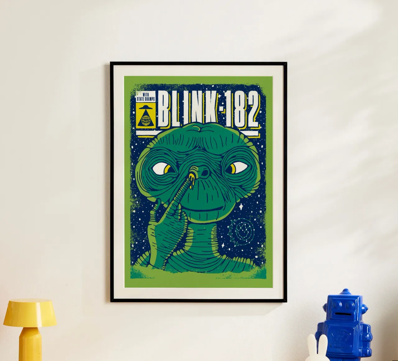 Blink 182 Alien With State Champs Poster von lucasmeier