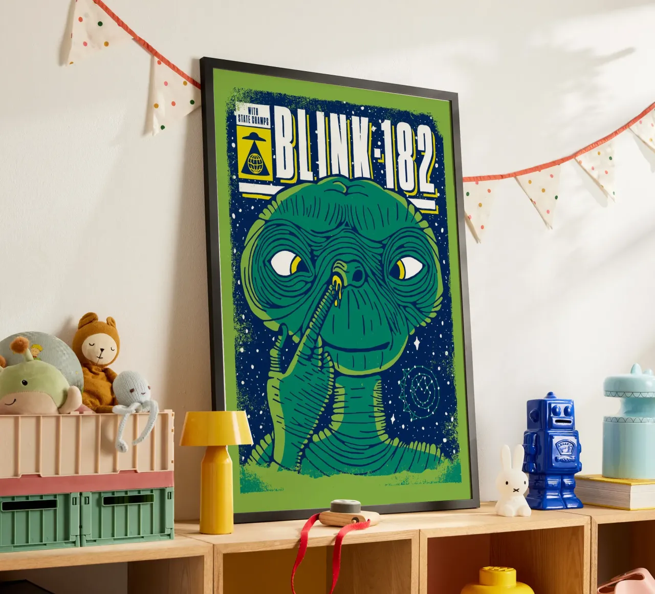 Blink 182 Alien With State Champs Poster von lucasmeier