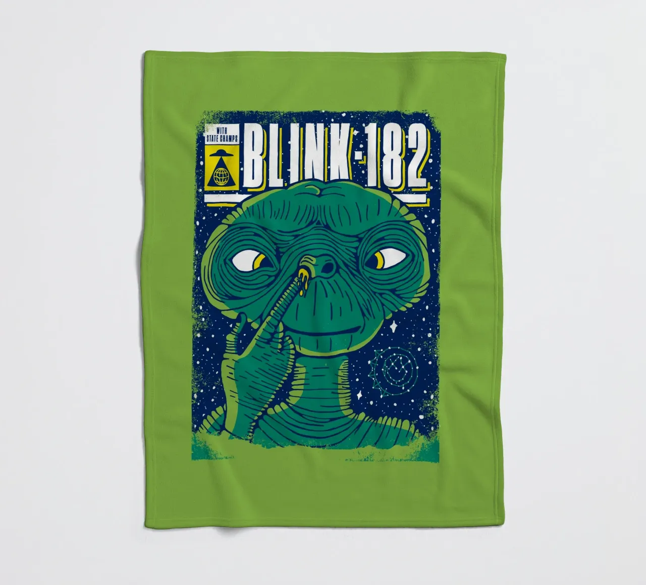 Blink 182 Alien With State Champs coperta in pile da lucasmeier
