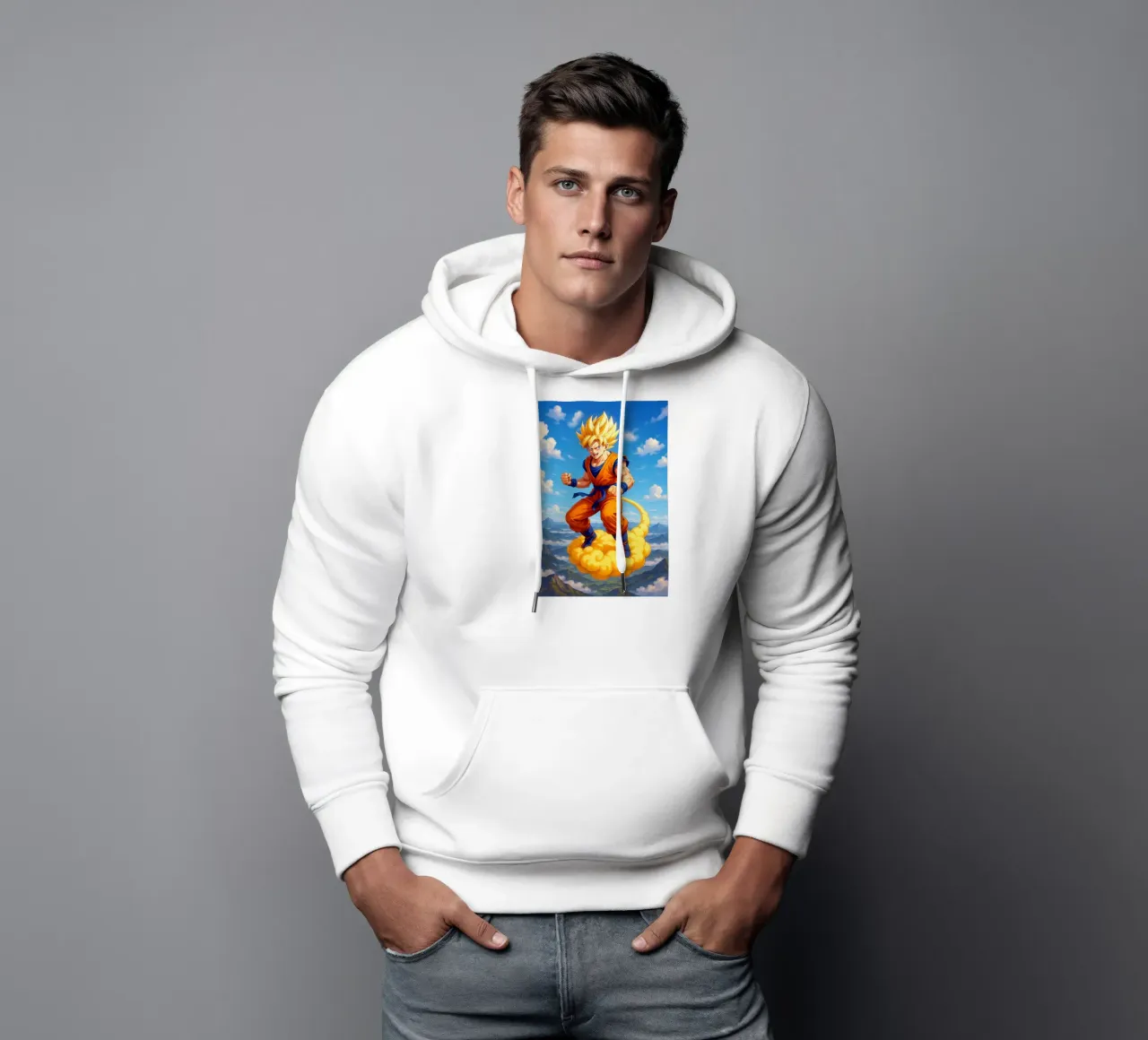 Son Goku felpa con cappuccio da Agus Creative