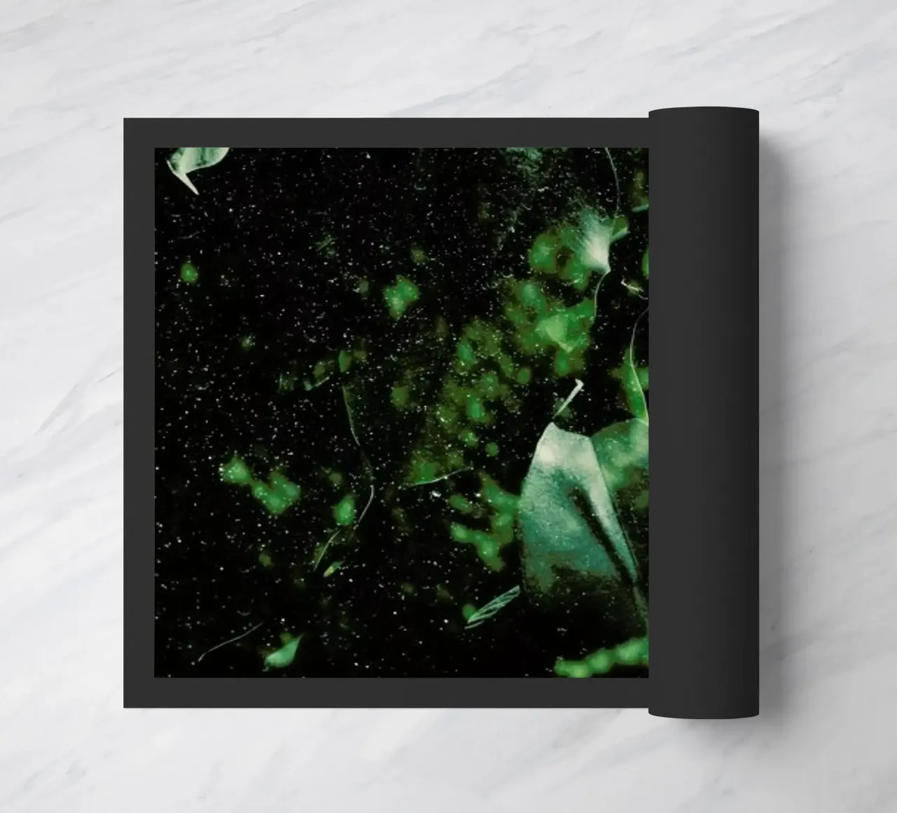Abstract Greens In The Sun zerbino da Sebastian Hilgetag