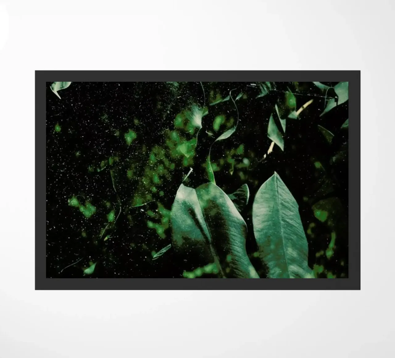 Abstract Greens In The Sun zerbino da Sebastian Hilgetag