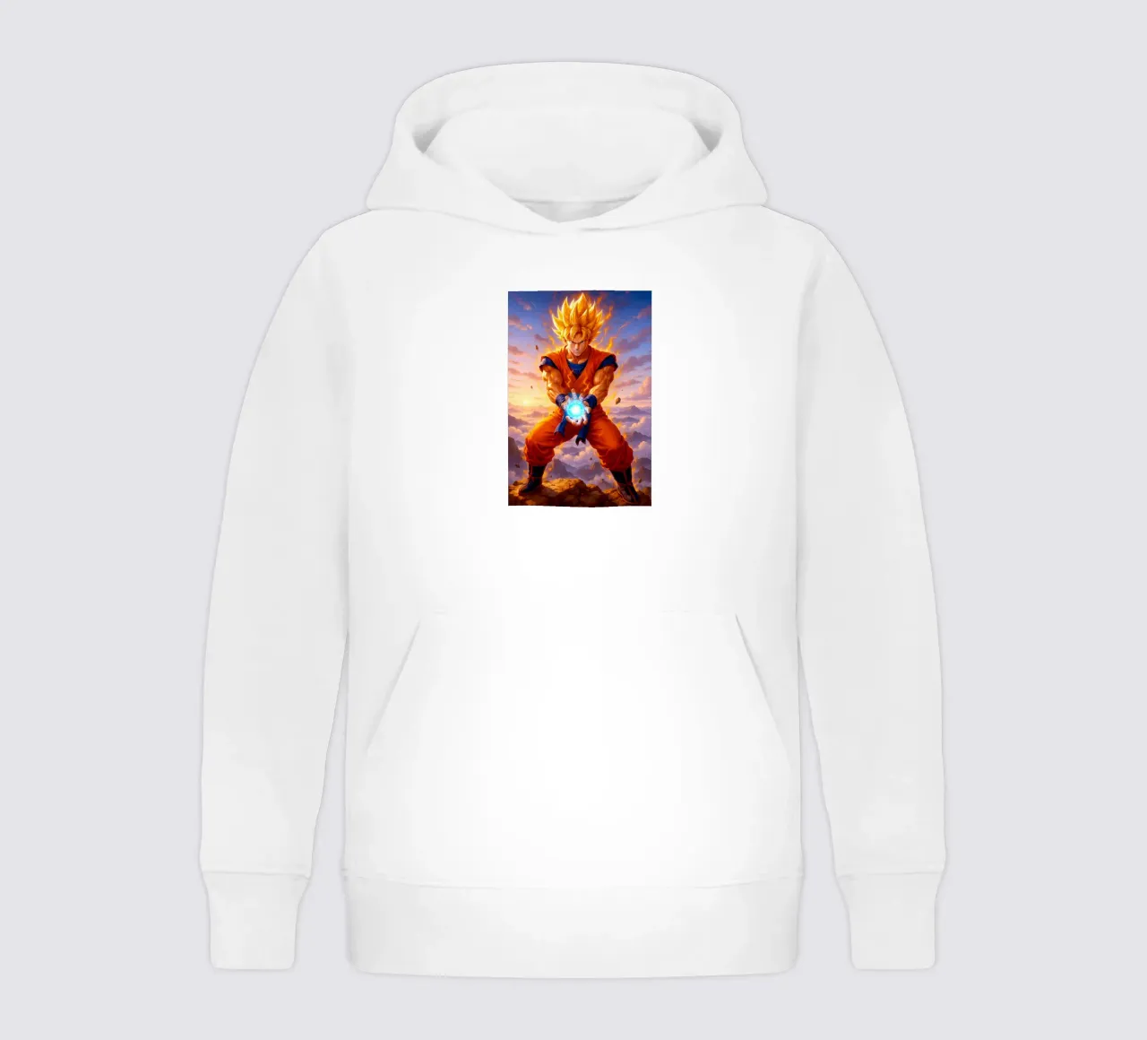 Son Goku kids hoodie by Agus Creative