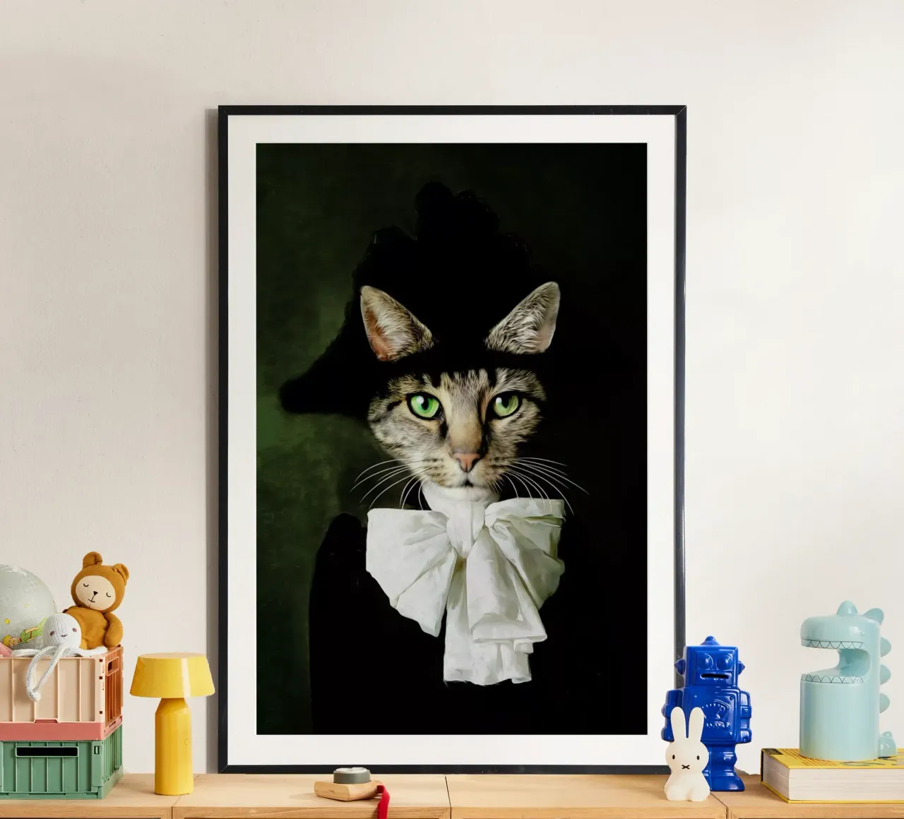 Audrey poster con telaio in legno da Tein Lucasson