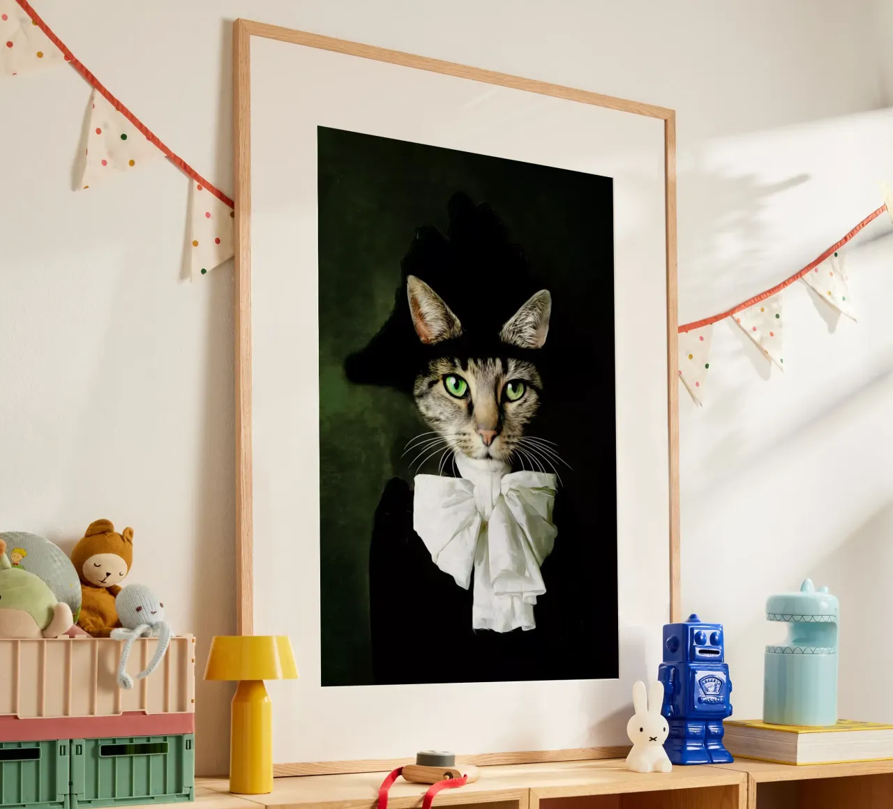 Audrey poster con telaio in legno da Tein Lucasson