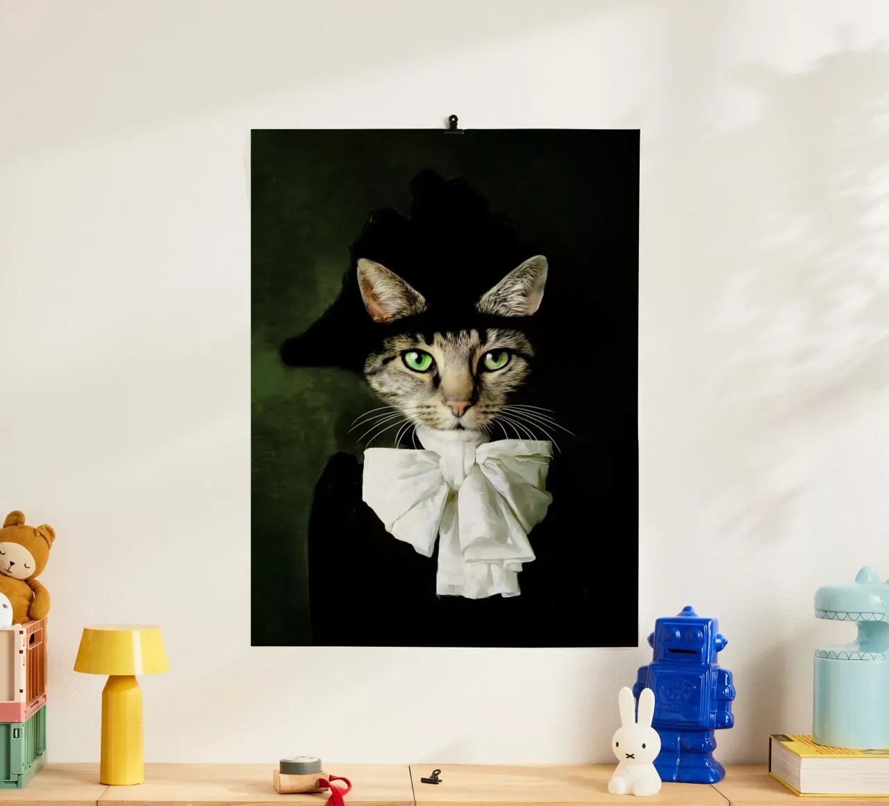 Audrey poster con telaio in legno da Tein Lucasson