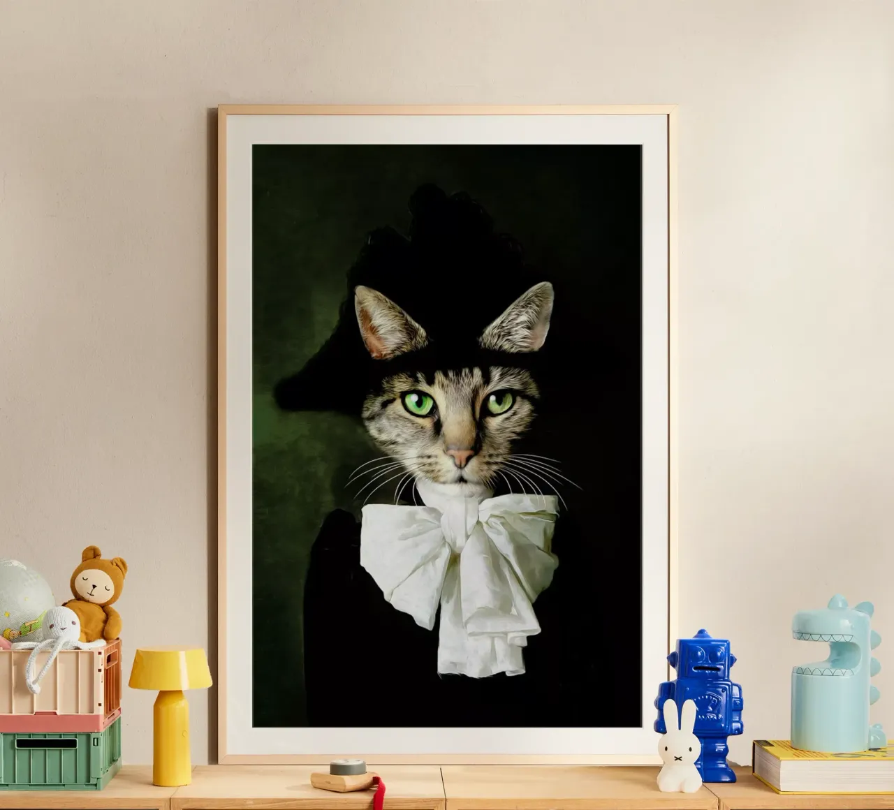 Audrey poster con telaio in legno da Tein Lucasson