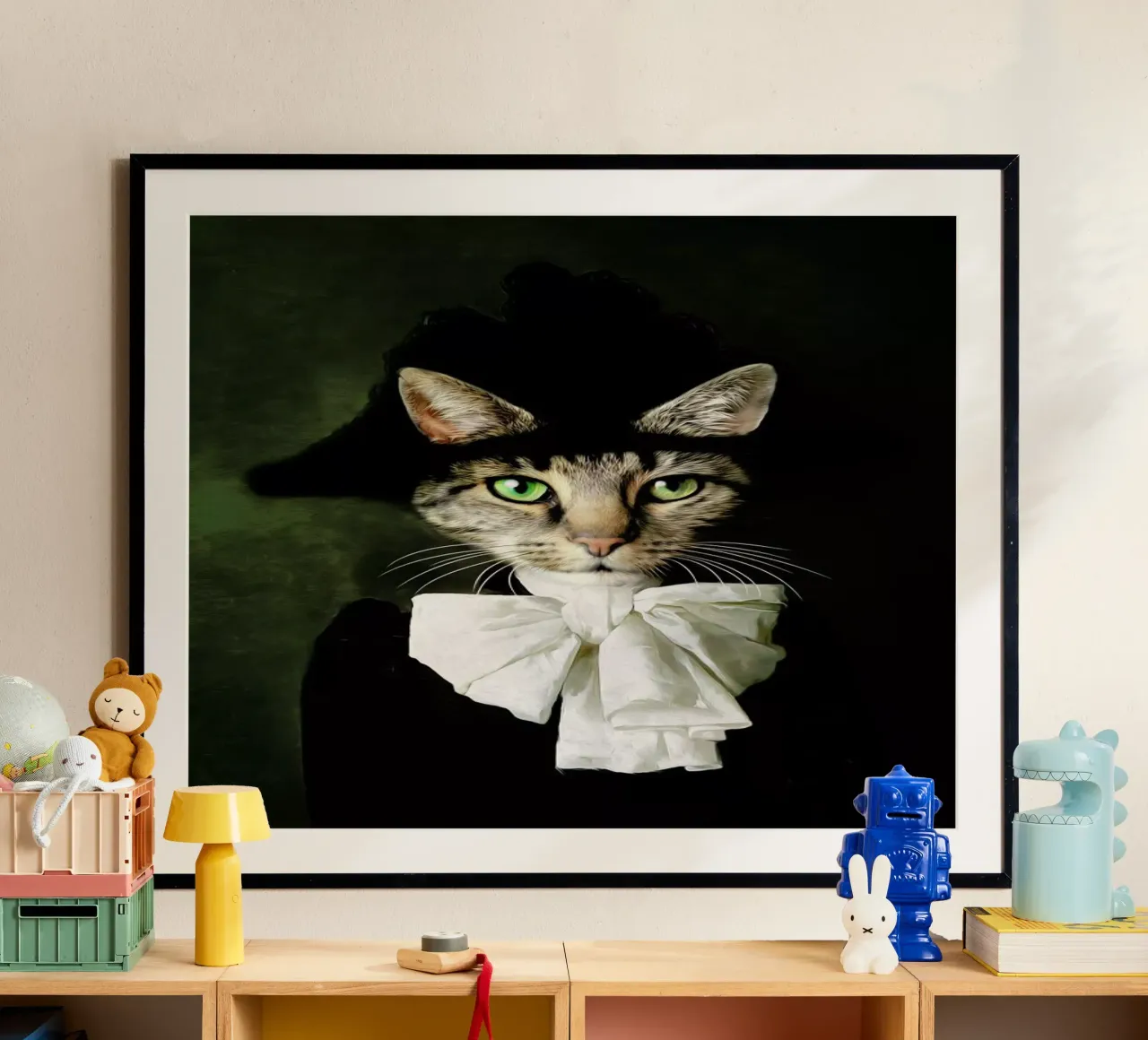 Audrey poster con telaio in legno da Tein Lucasson