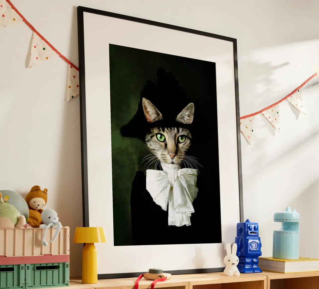 Audrey poster con telaio in legno da Tein Lucasson