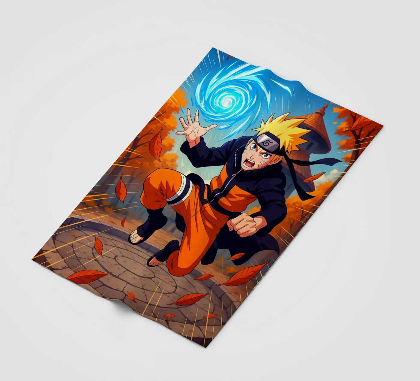 Naruto coperta in pile da Agus Creative