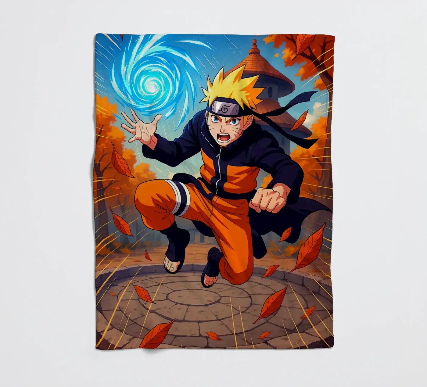 Naruto coperta in pile da Agus Creative