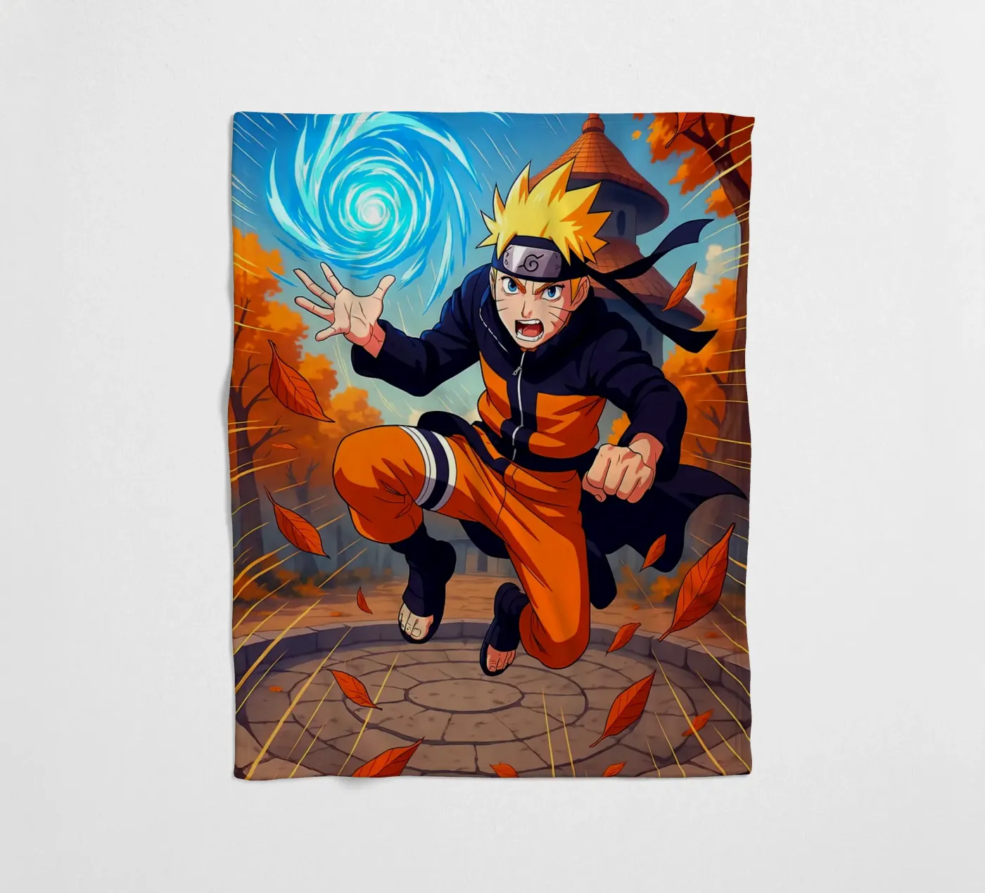 Naruto coperta in pile da Agus Creative