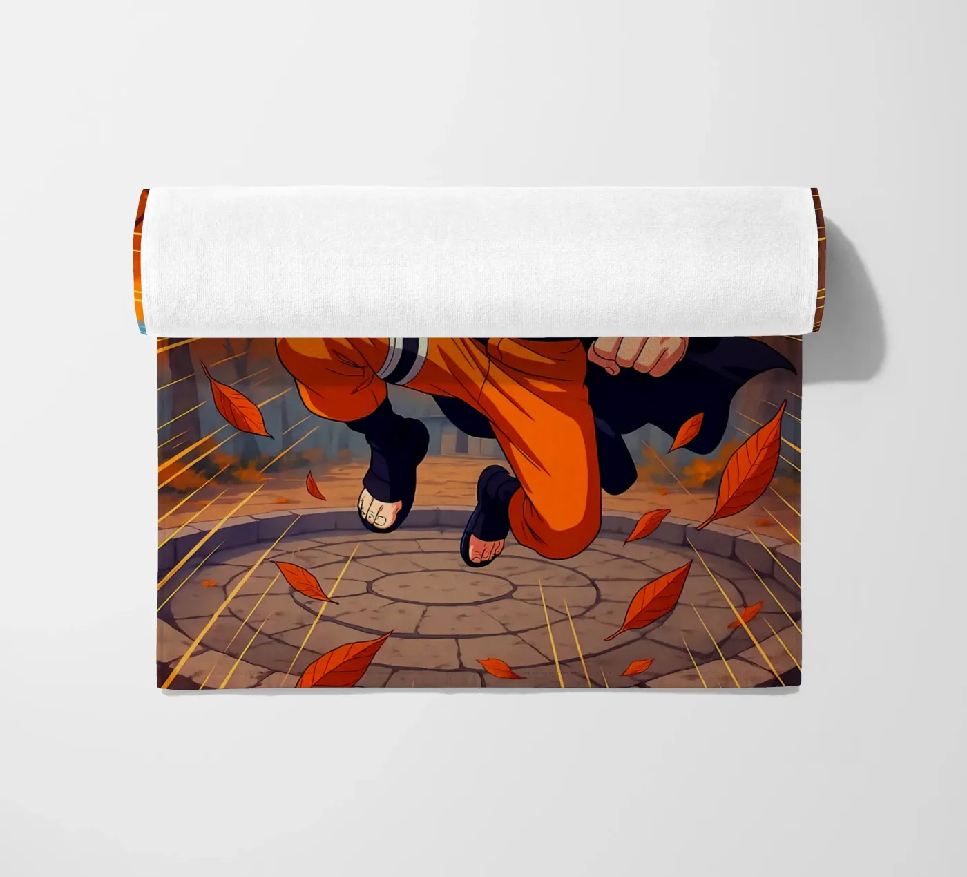 Naruto beach towel by Agus Creative