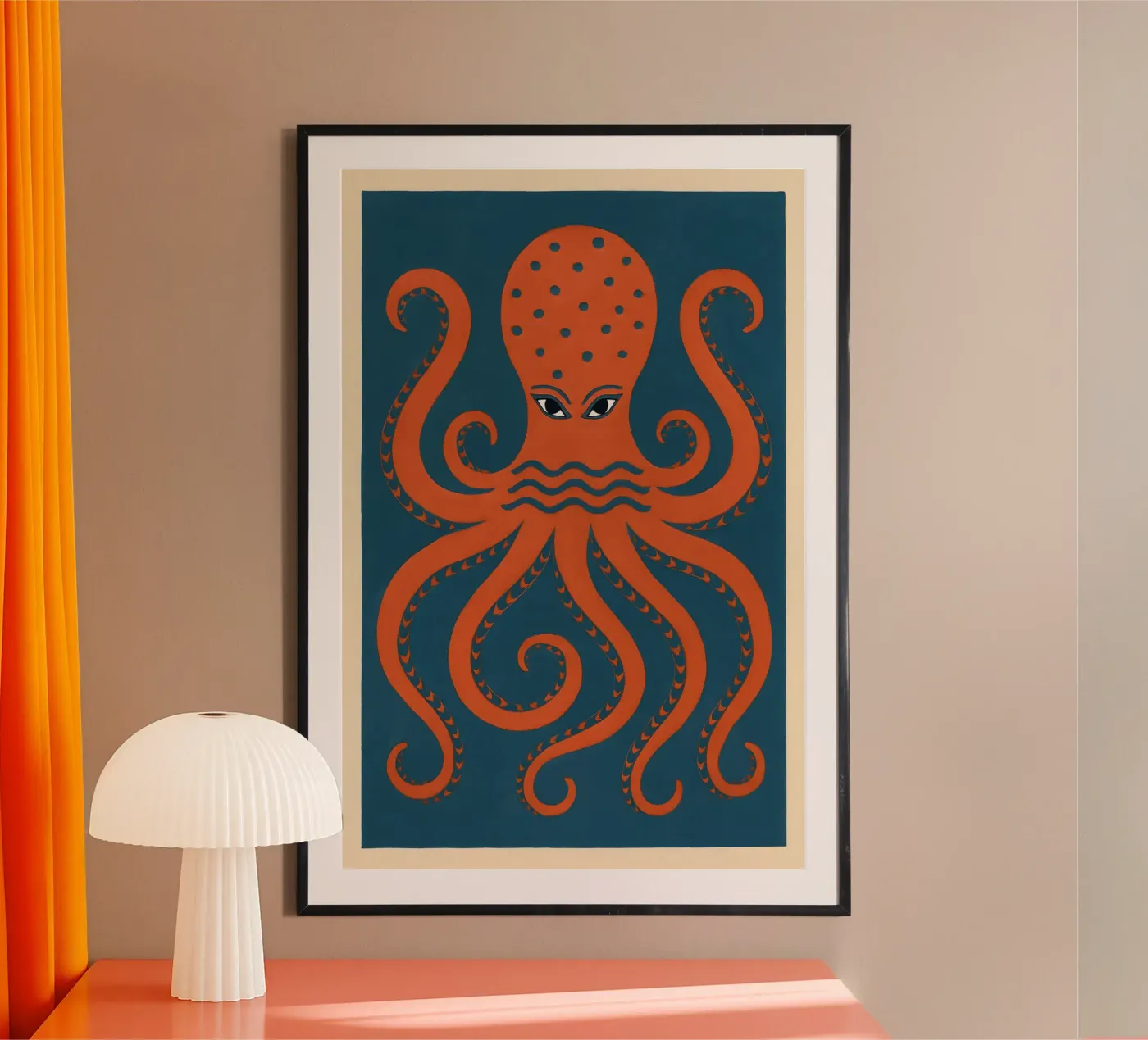 Tidecaller Octopus poster da Art.Piece