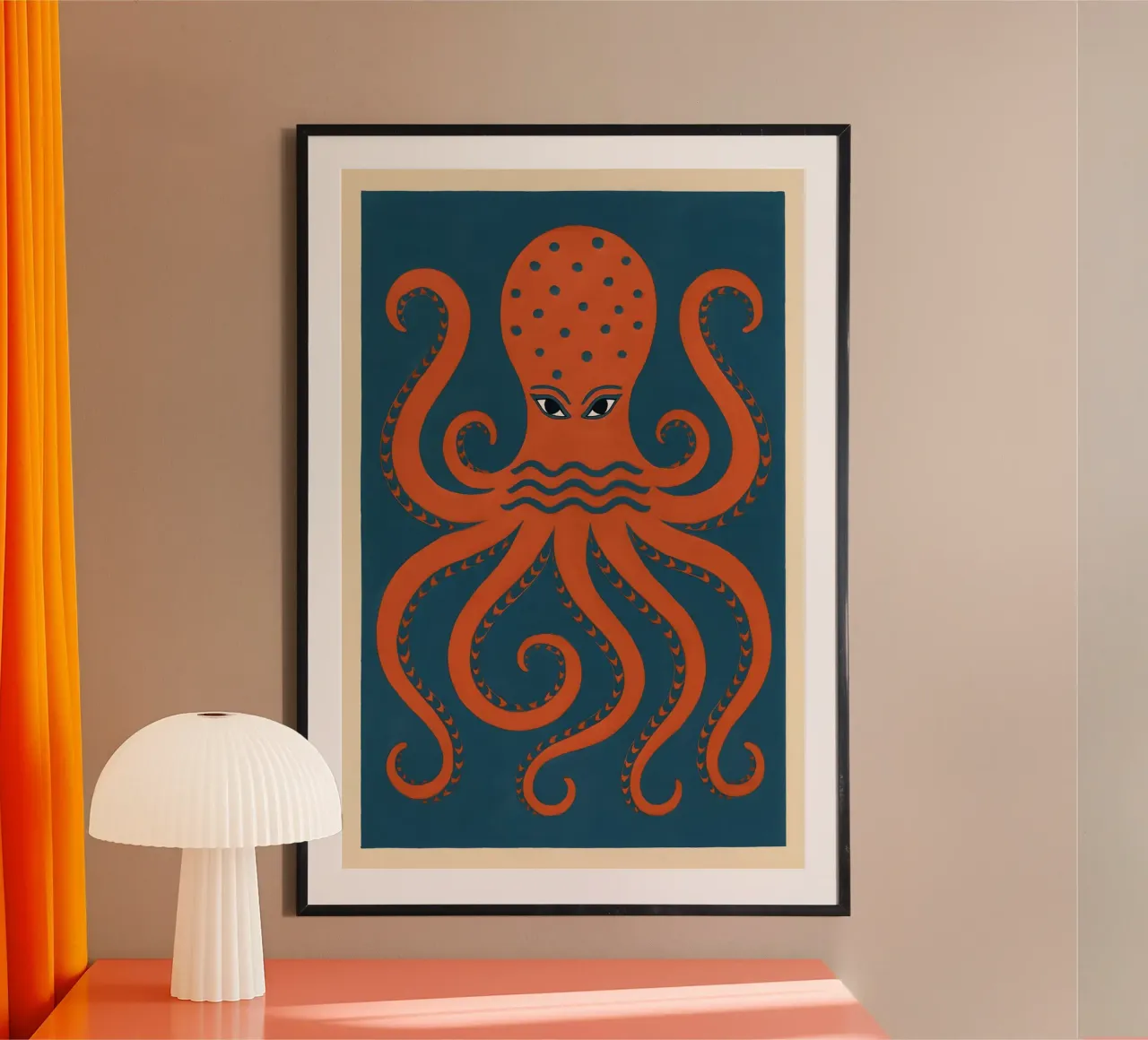 Tidecaller Octopus poster da Art.Piece