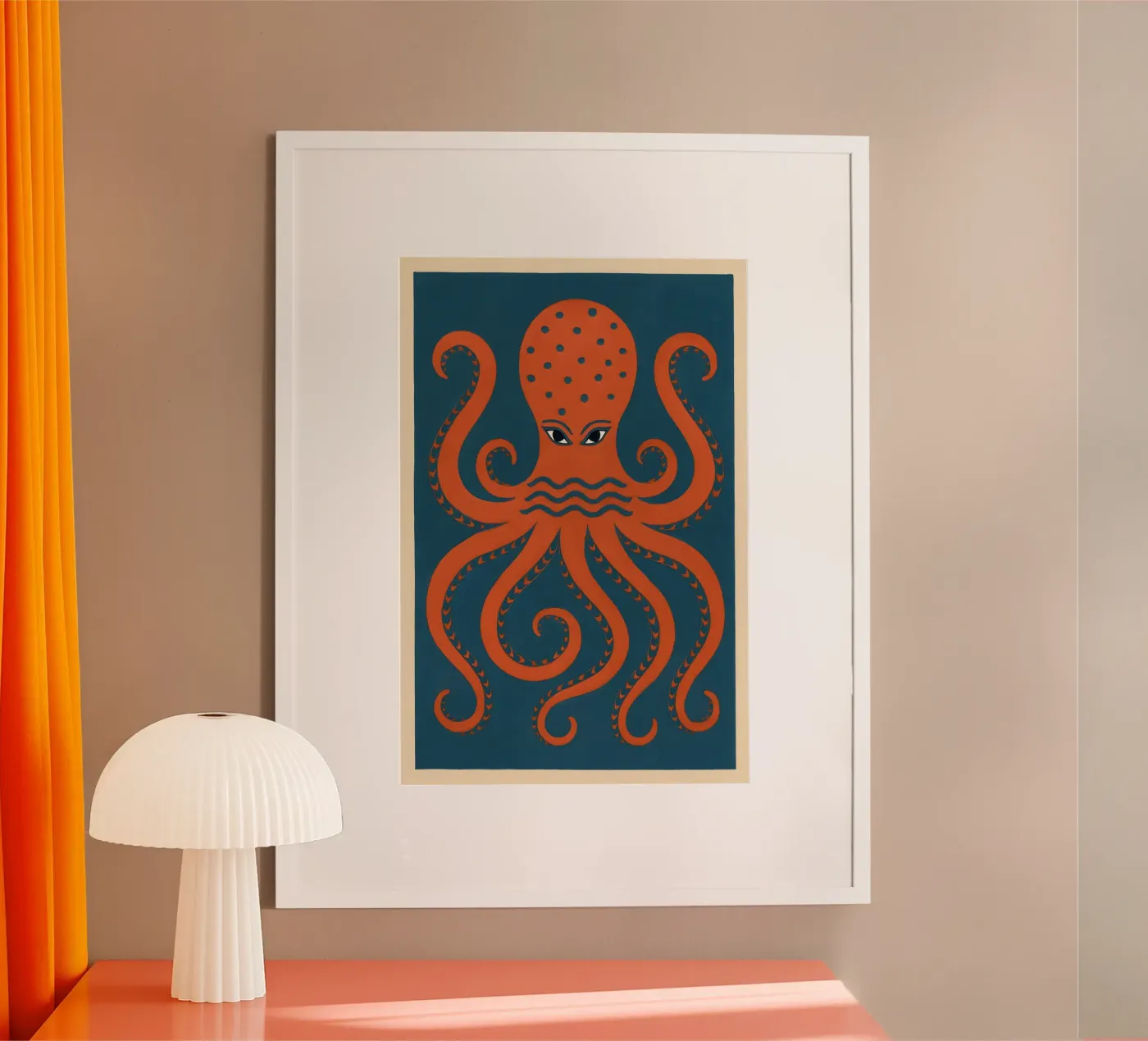 Tidecaller Octopus poster da Art.Piece