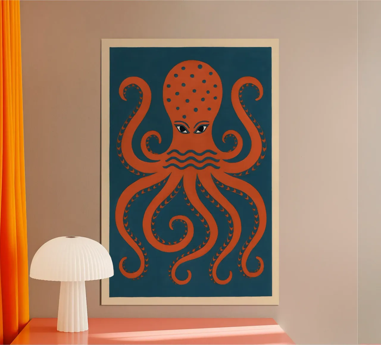 Tidecaller Octopus poster da Art.Piece