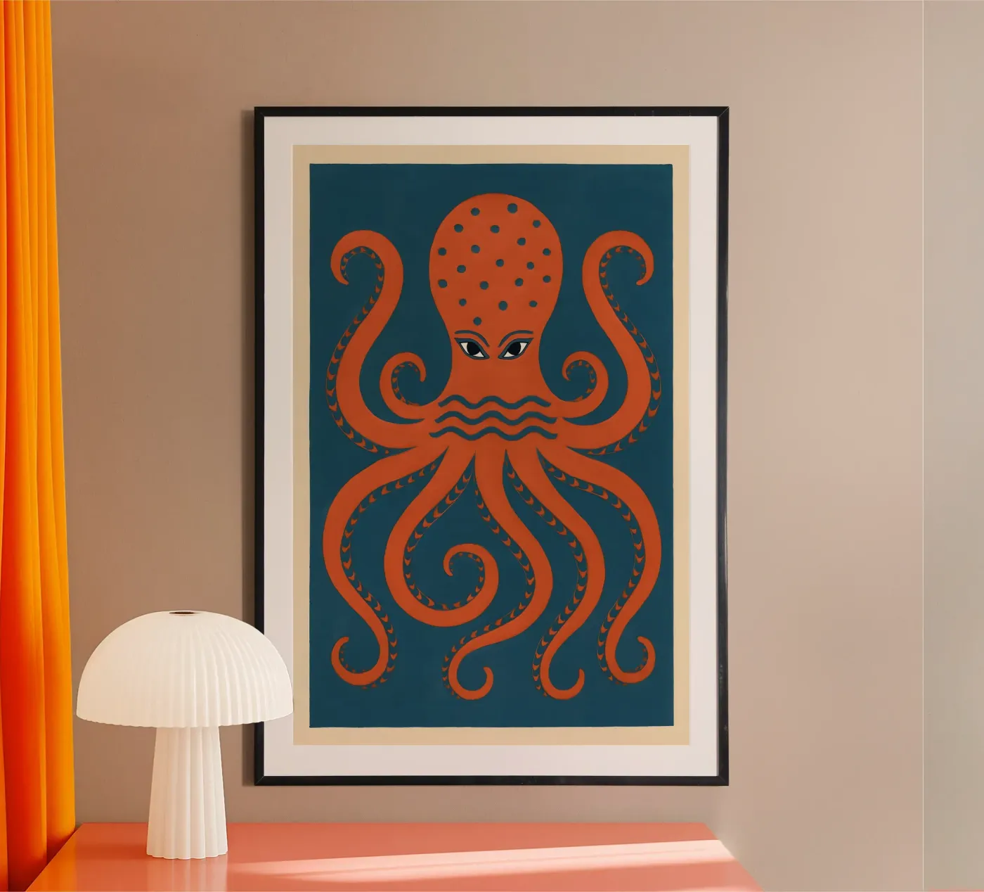 Tidecaller Octopus poster da Art.Piece