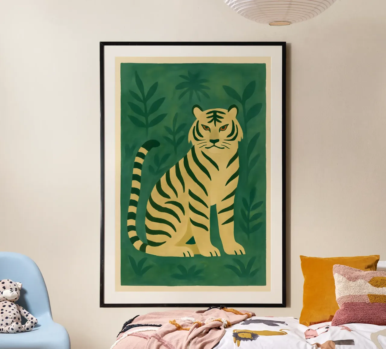 Jungle Sentinel Tiger carta hahnemühle da Art.Piece