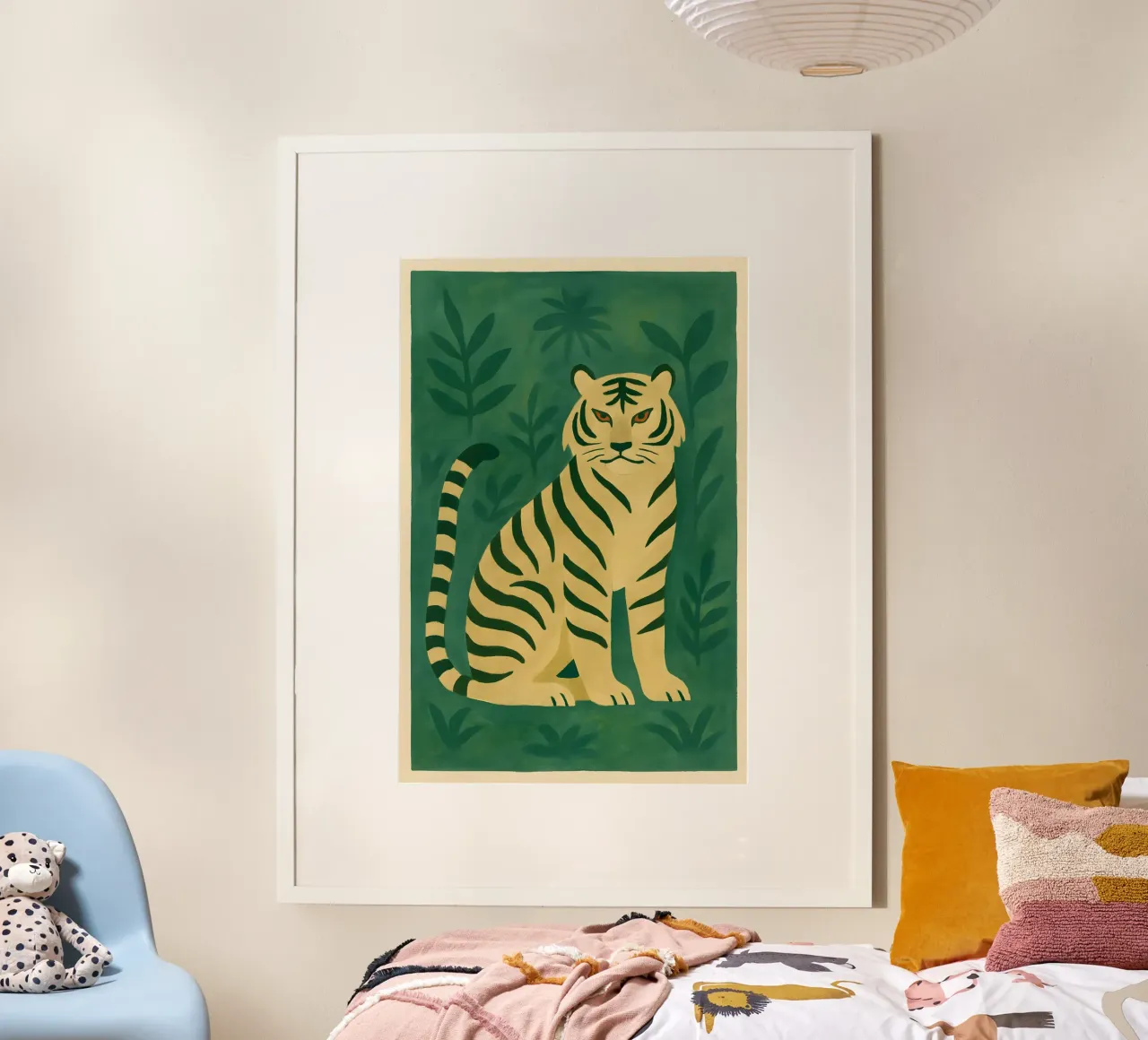 Jungle Sentinel Tiger carta hahnemühle da Art.Piece