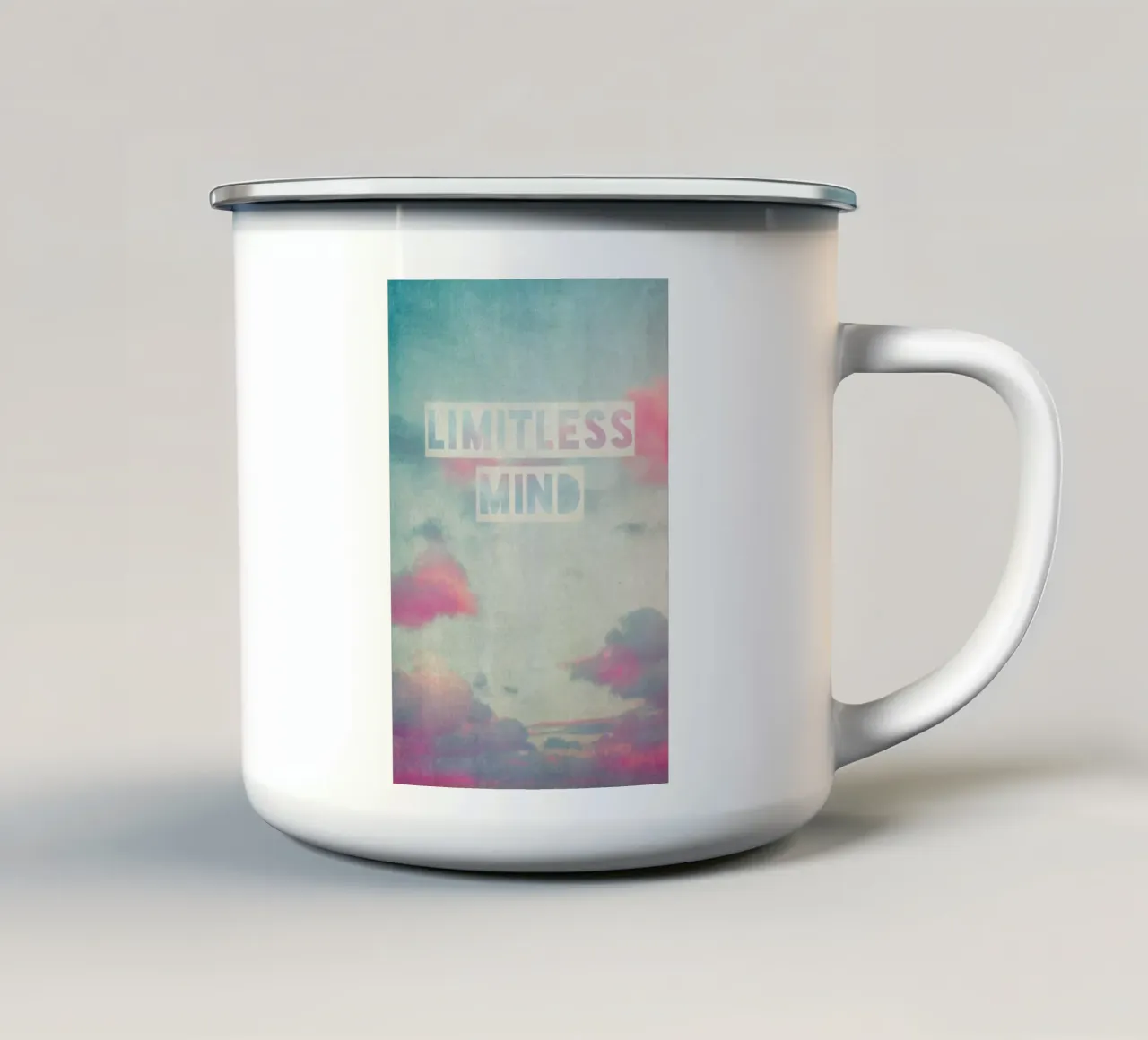 limitless mind tazza in smalto da Ingrid Beddoes