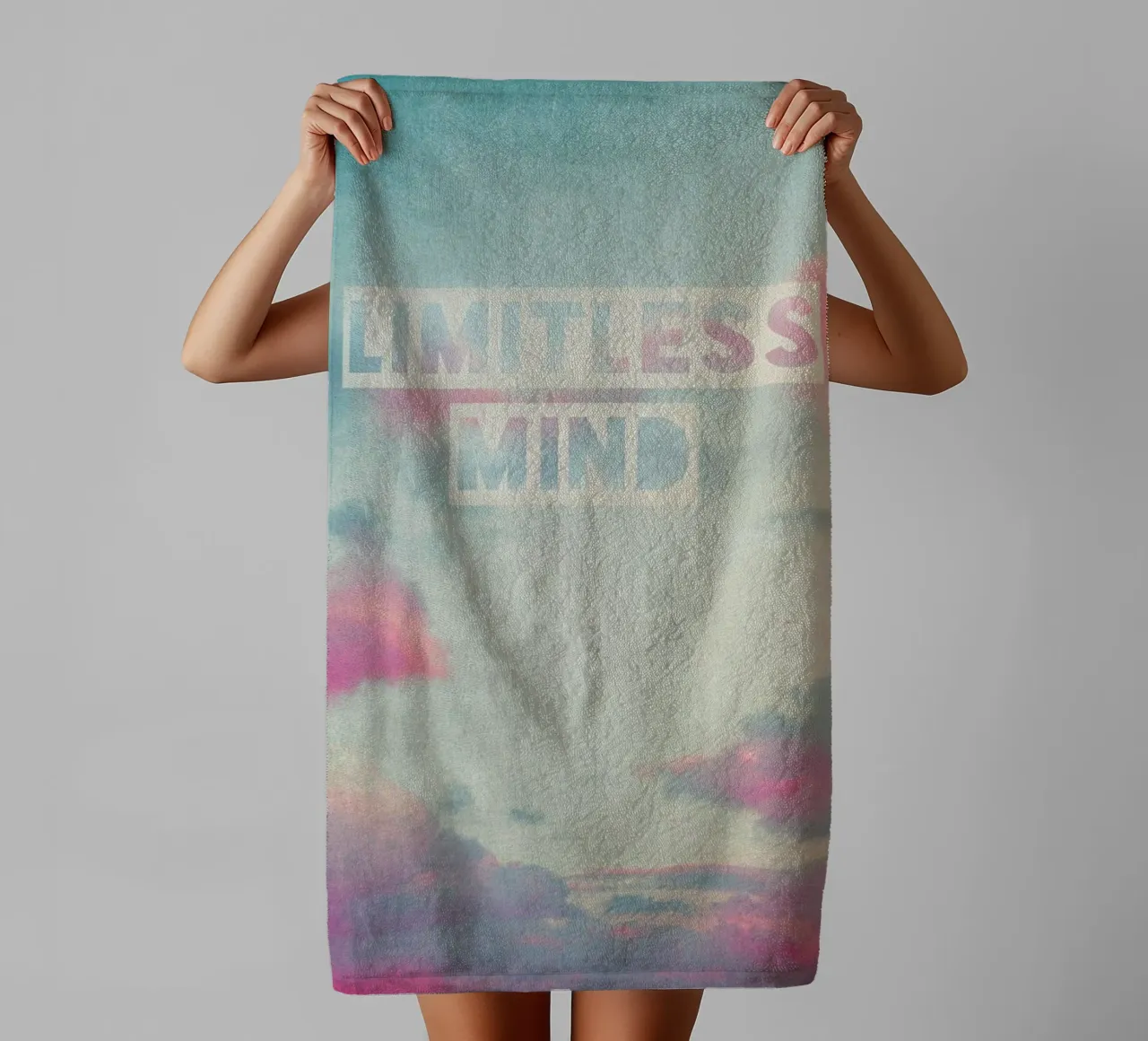 limitless mind badhanddoek van Ingrid Beddoes