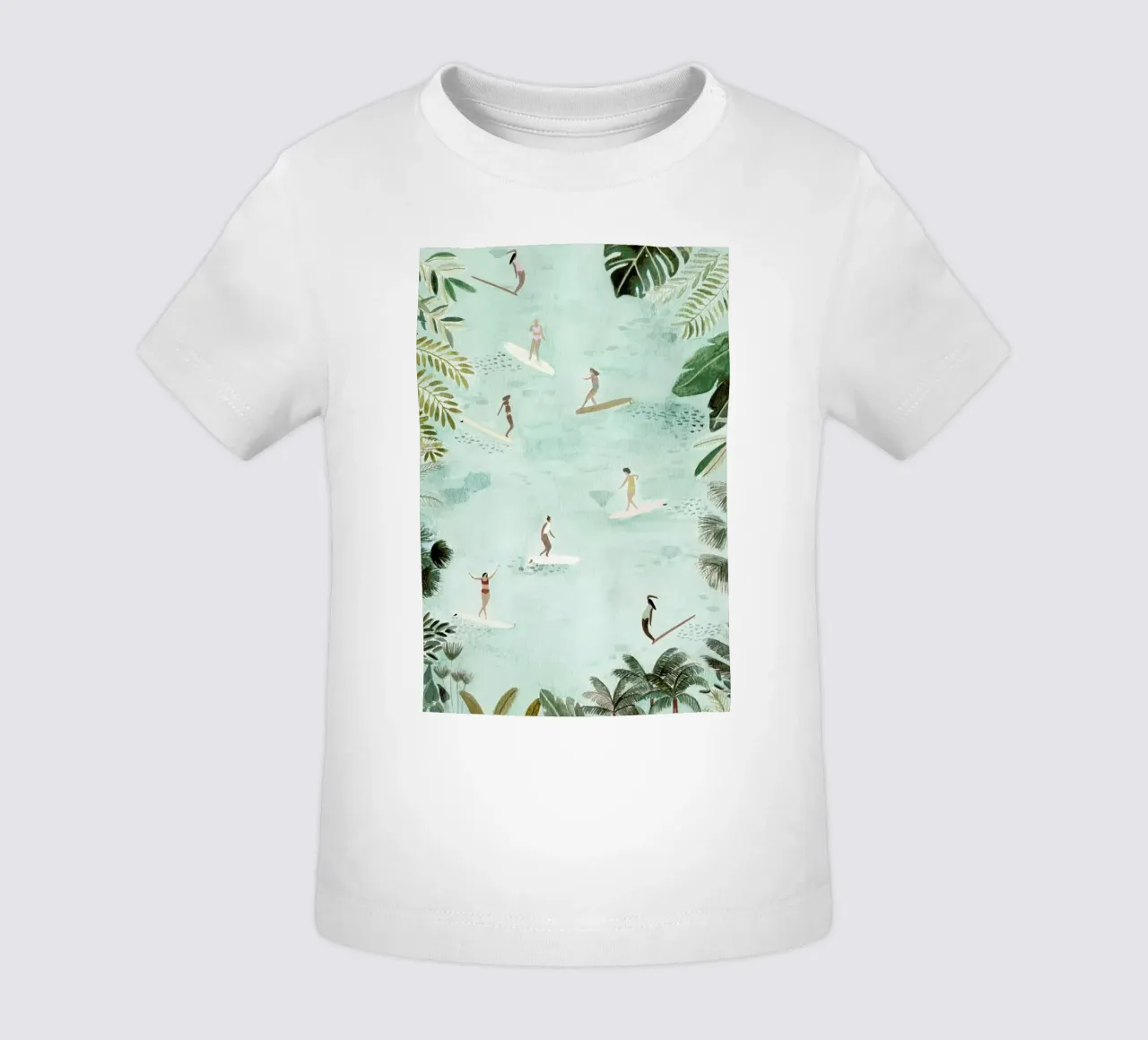 Surf Dreams baby t-shirt by Isabelle Vandeplassche