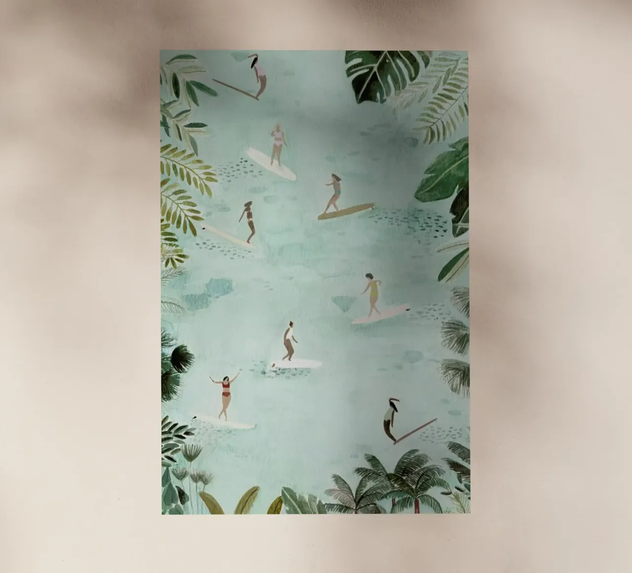 Surf Dreams backlit film by Isabelle Vandeplassche