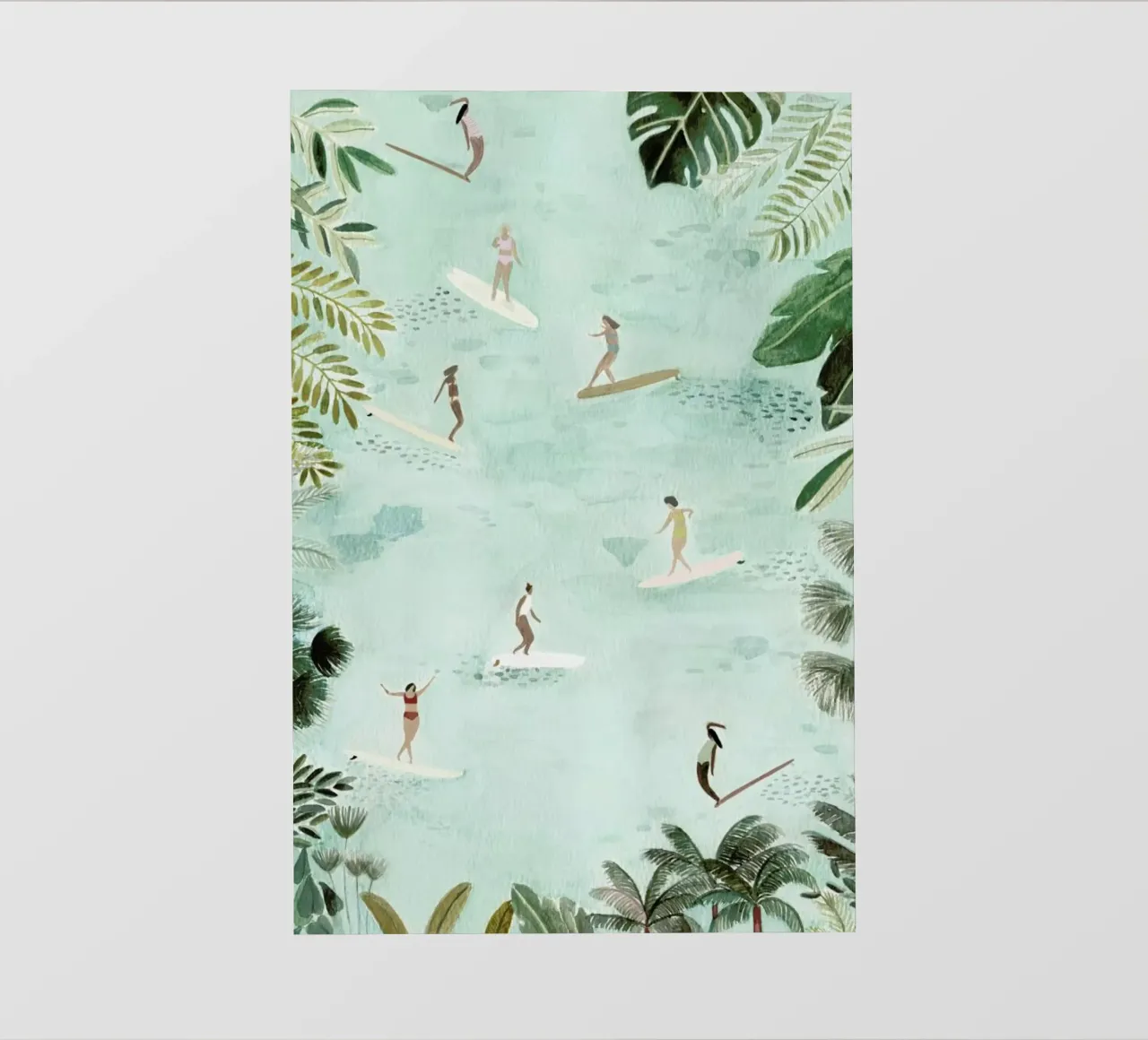 Surf Dreams backlit film by Isabelle Vandeplassche