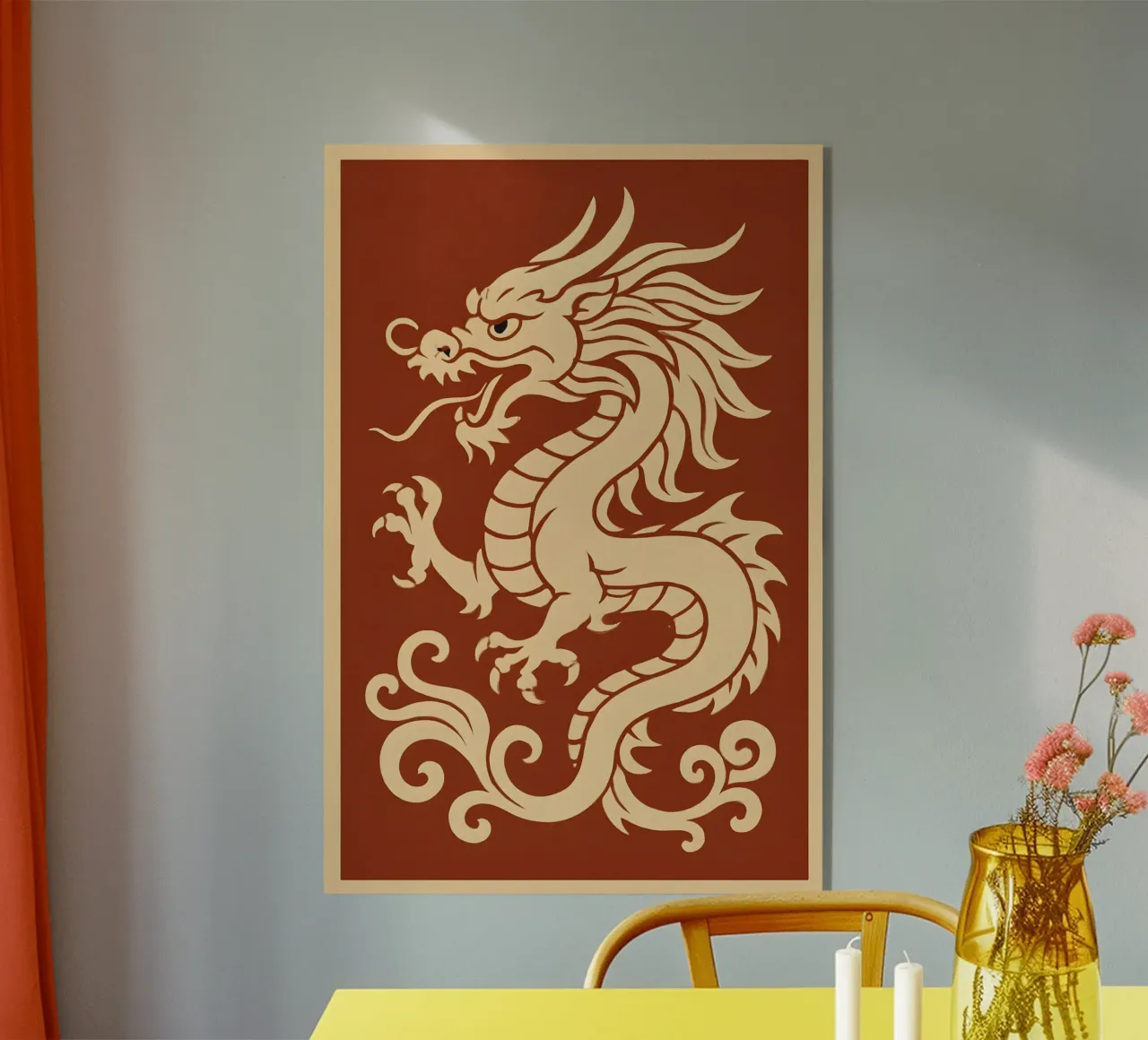 Ancient Flame Dragon plexiglass da Art.Piece