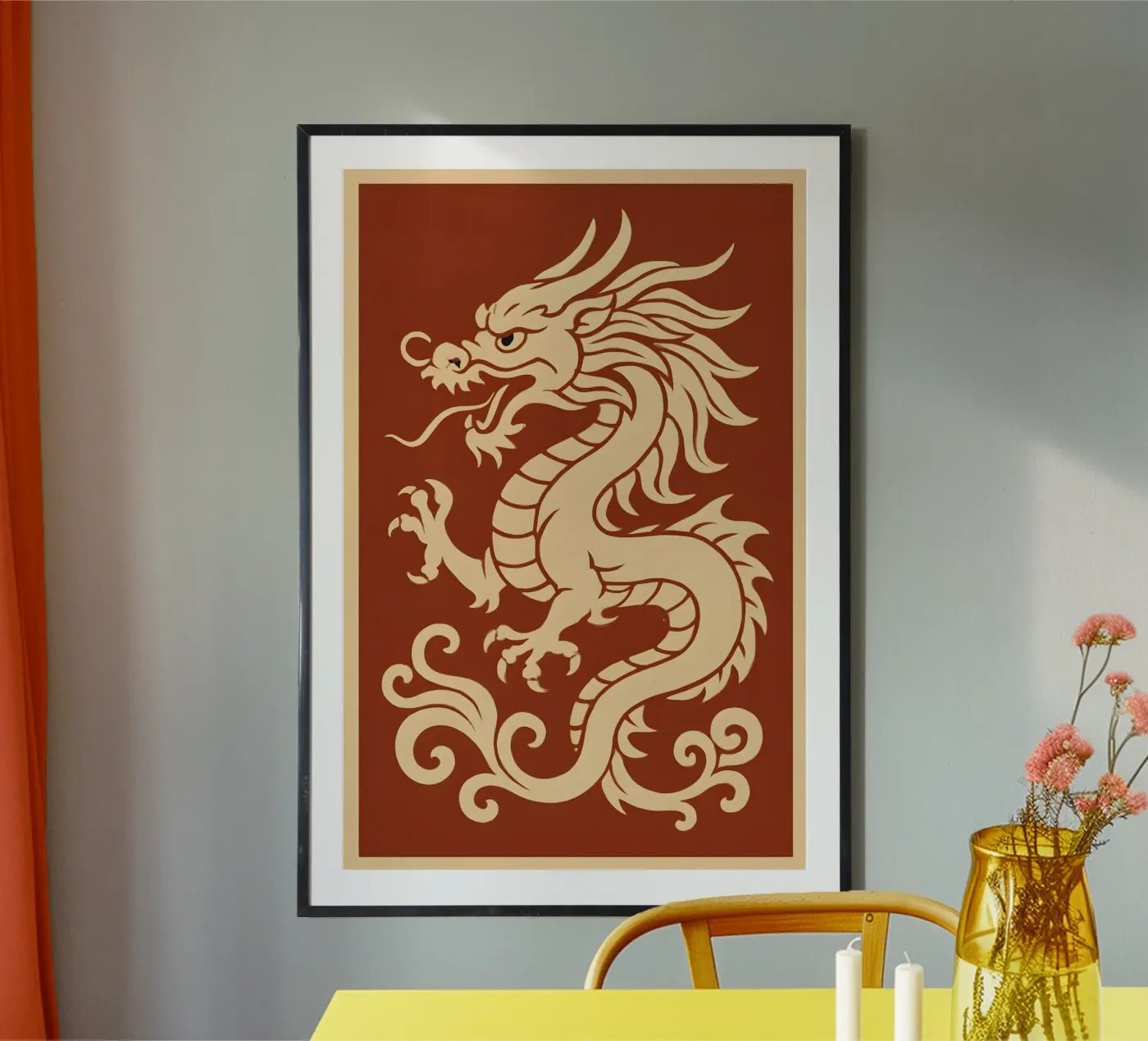 Ancient Flame Dragon poster da Art.Piece
