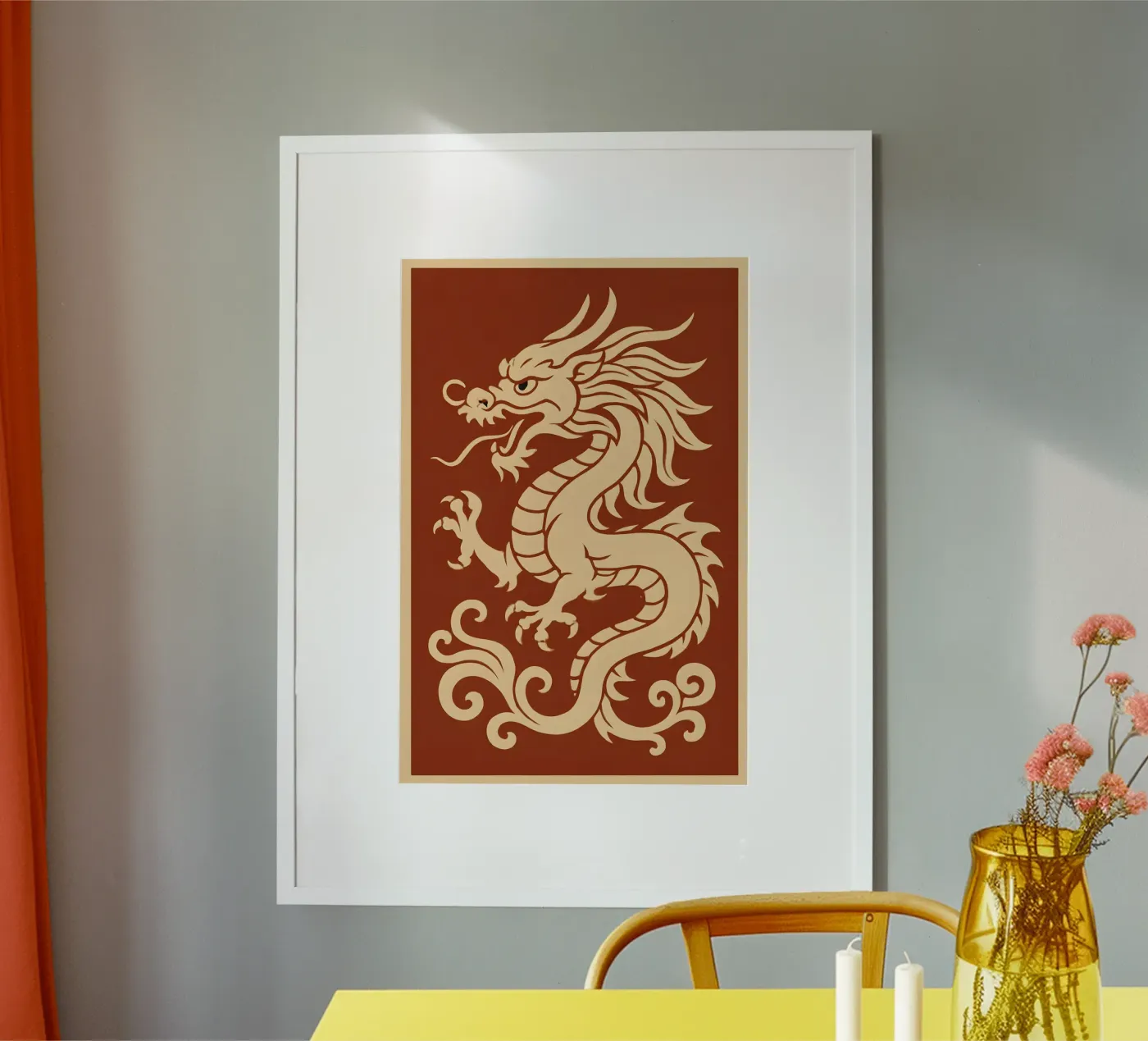 Ancient Flame Dragon poster da Art.Piece